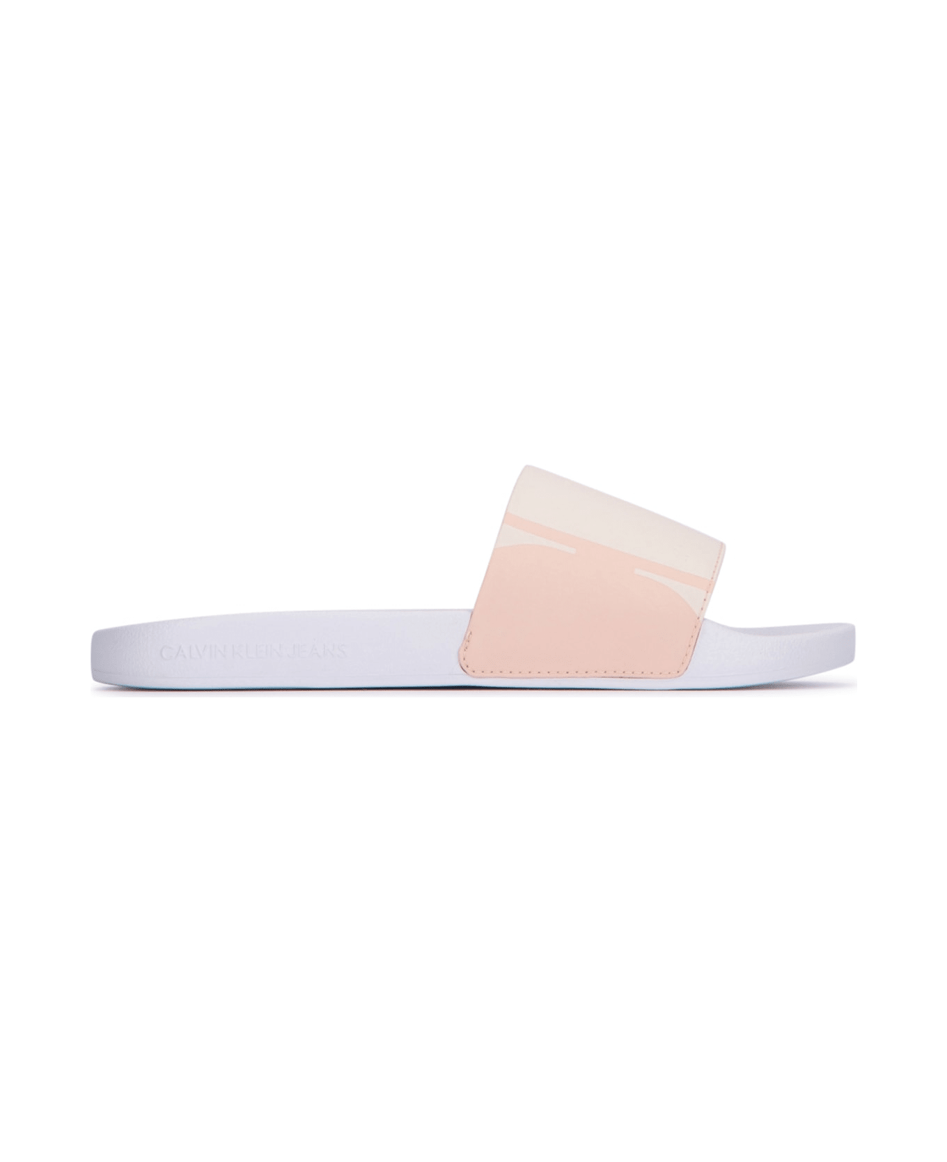 Calvin Klein Slippers - BRIGHTWHITEPEACHBLUSHCREAMY