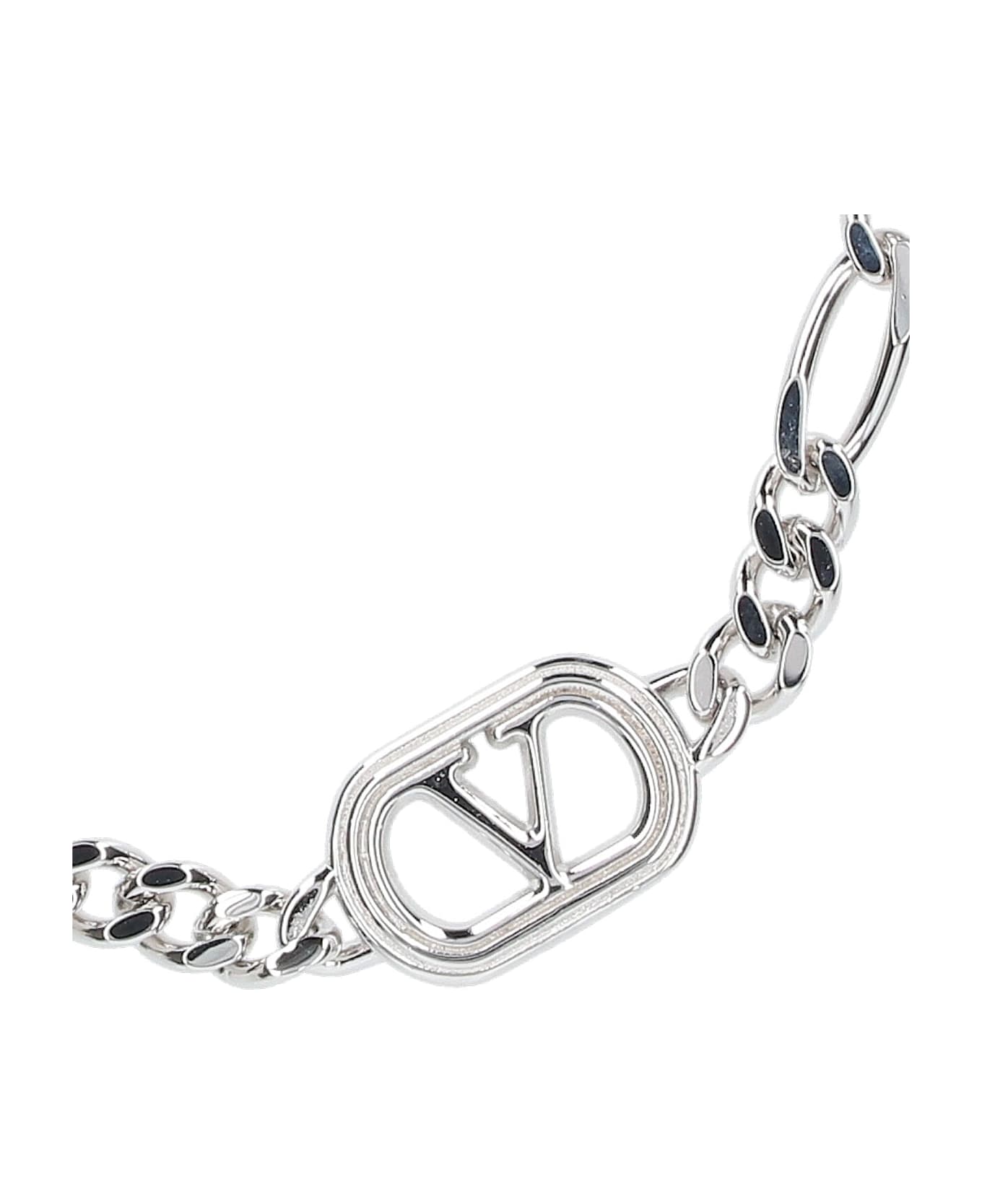 Valentino Garavani 'ovalette' Bracelet - Silver