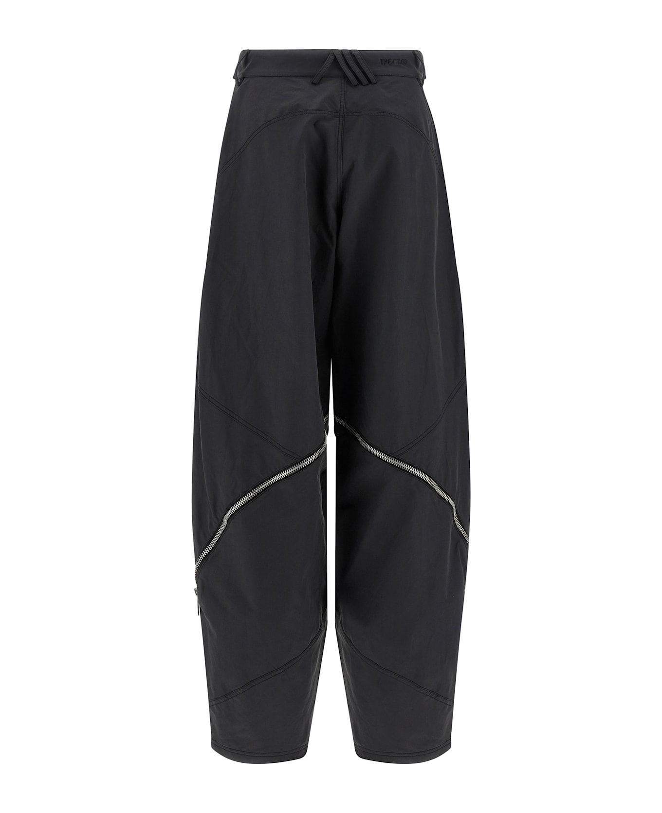 The Attico Zip Pants - Gray