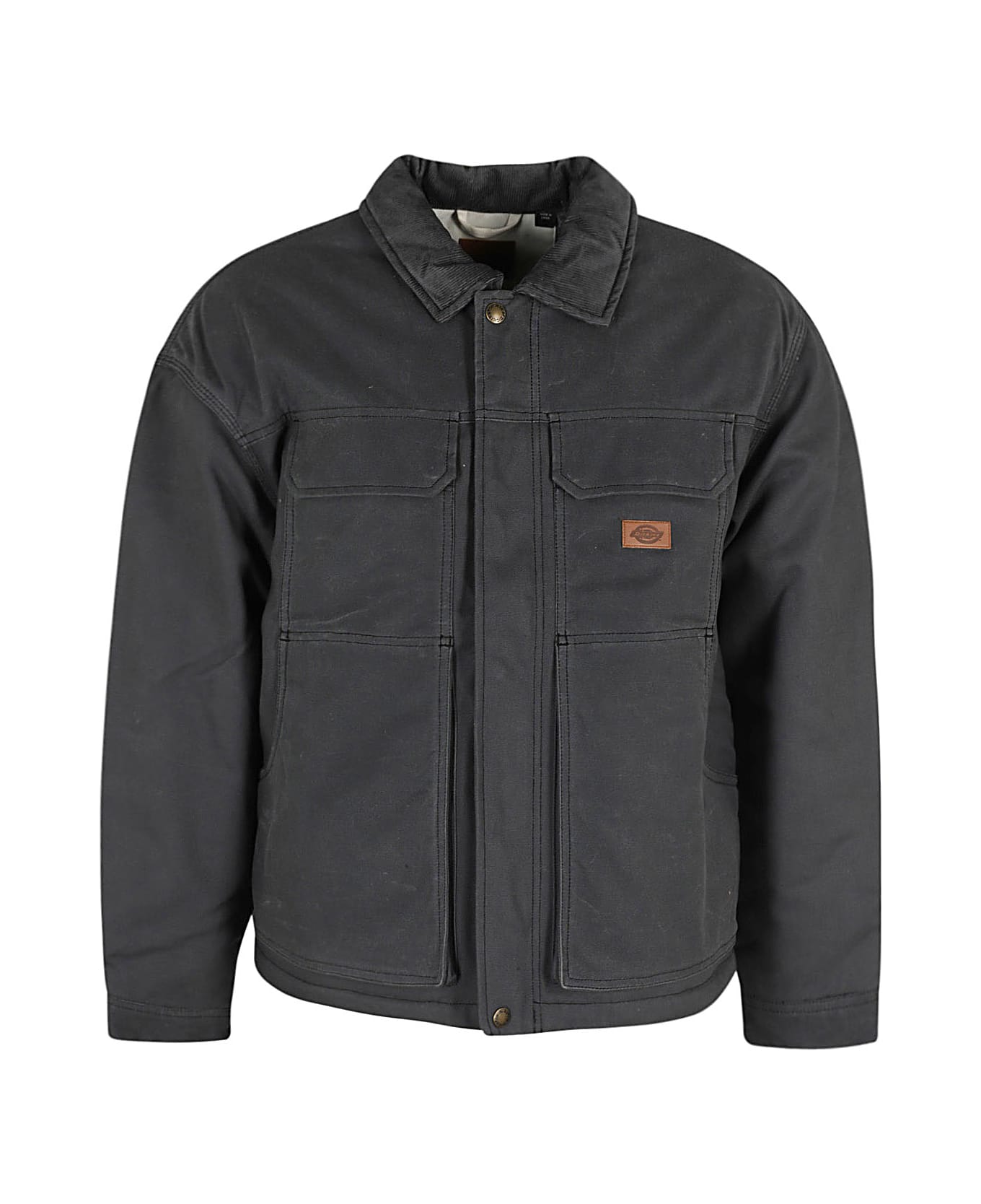 Dickies Lucas Waxed Pocket Front Jacket - Charcoal Grey