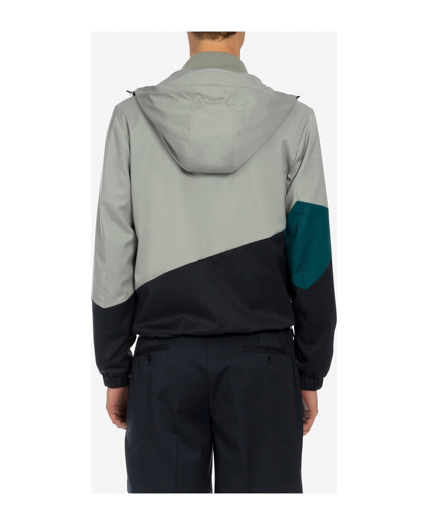 Larusmiani Stormy Bomber Down Jacket - LightGray