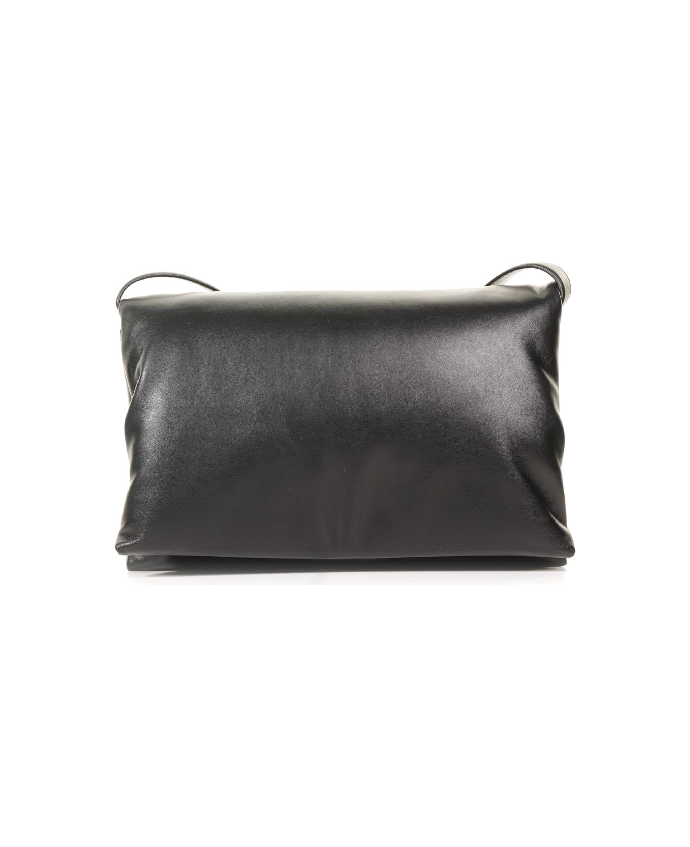 Marni Black Leather Prisma Large Bag | italist