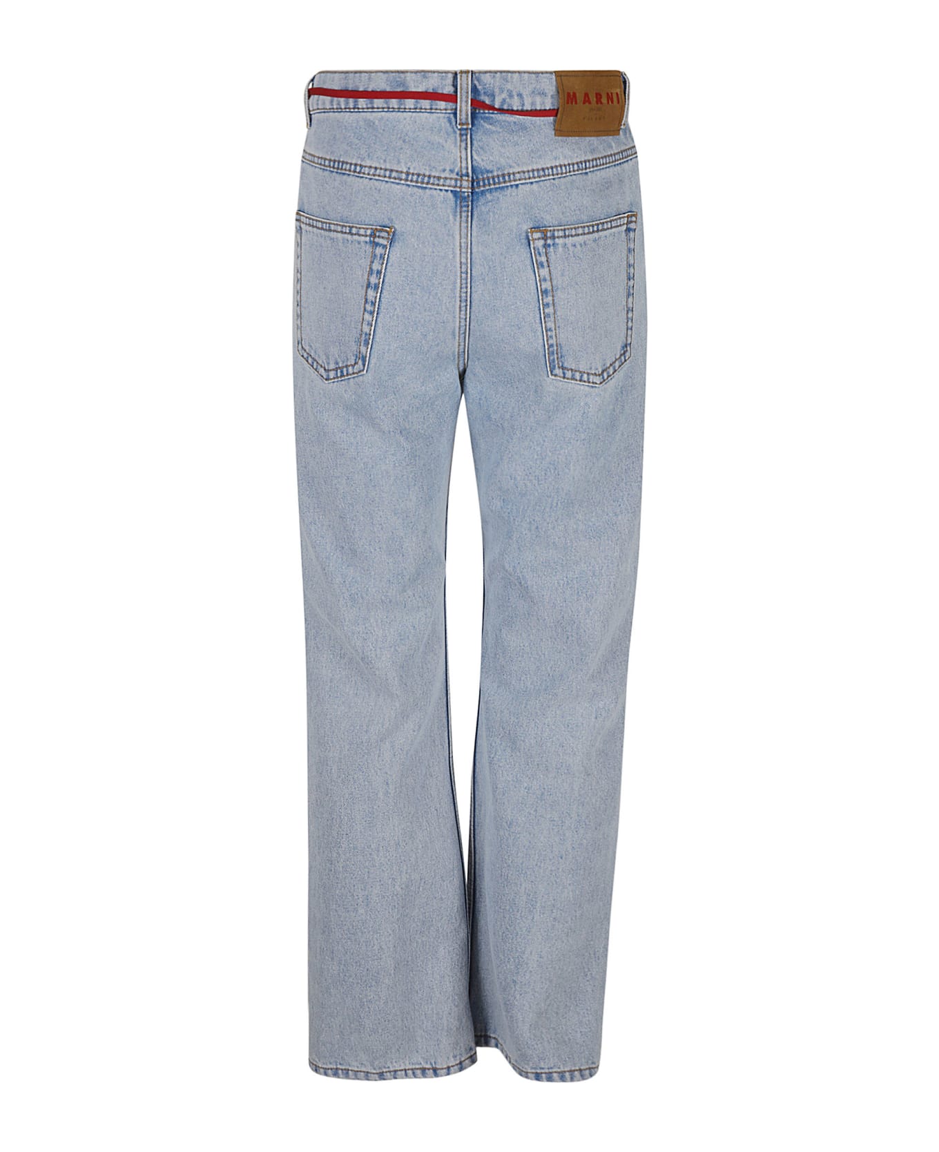 Marni Tie-waist Distressed Effect Jeans