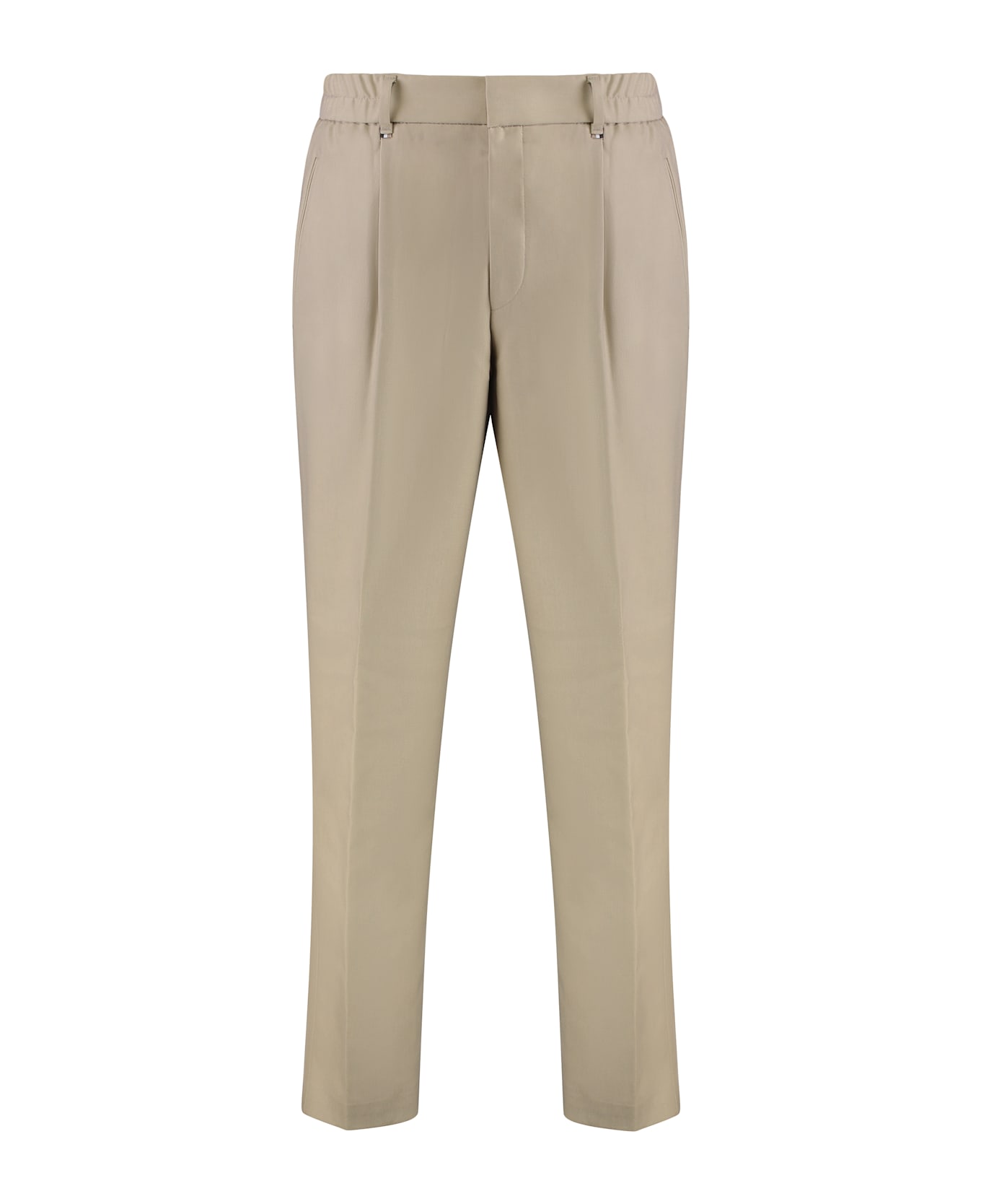 Hugo Boss Slim Fit Chino Trousers - BEIGE