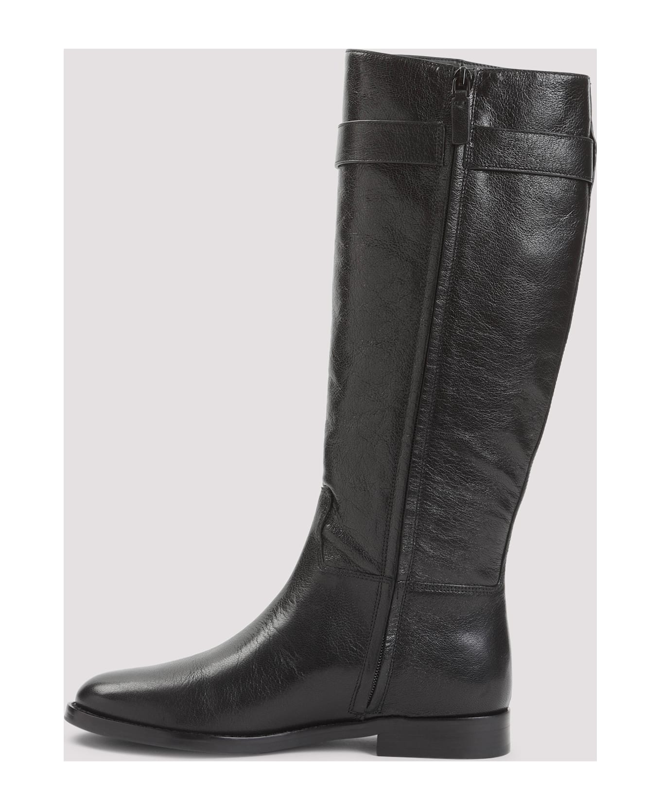 Tory Burch T-lock Riding Boots - Perfect Black