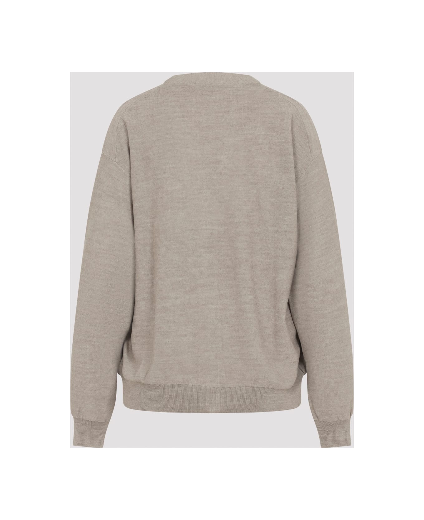 Lemaire Relaxed Twisted Cardigan - Light Taupe