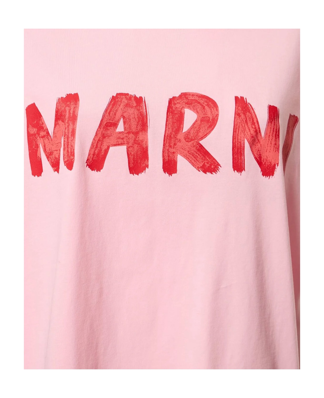 Marni Pink Cotton T-shirt - Pink