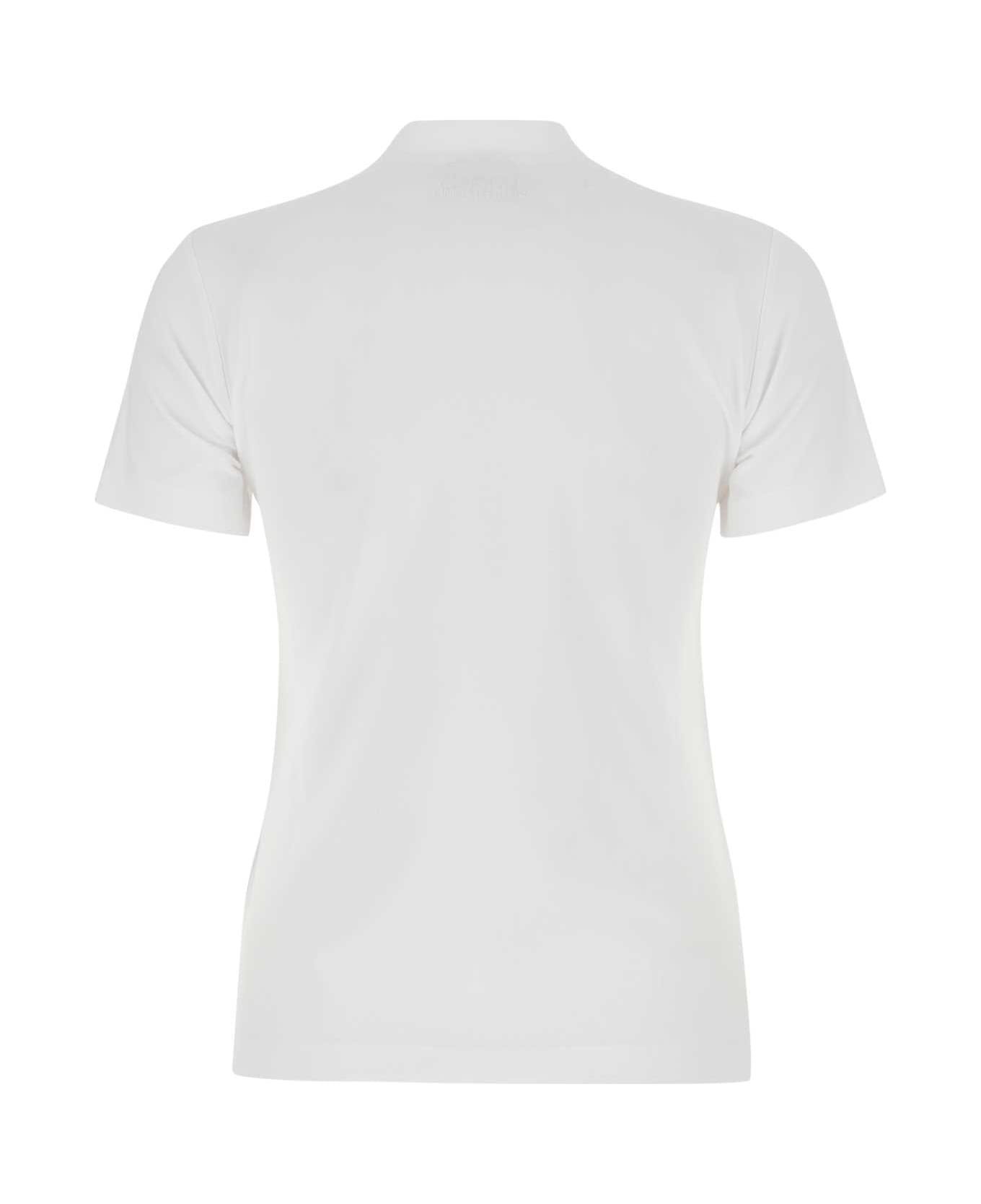 VETEMENTS White Cotton T-shirt - WHITE Tシャツ