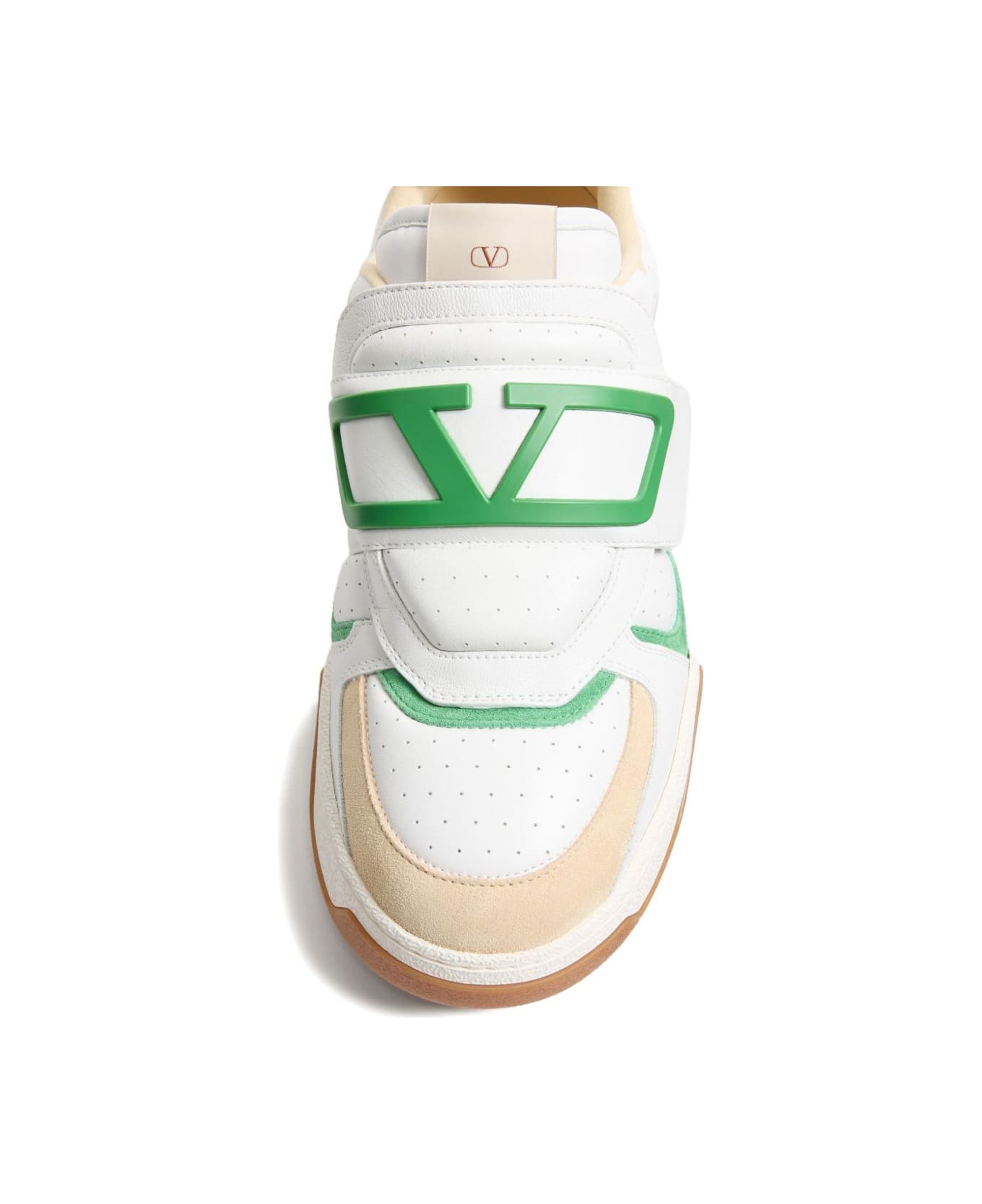 Valentino Garavani Joie De Joeur Leather Sneakers - White