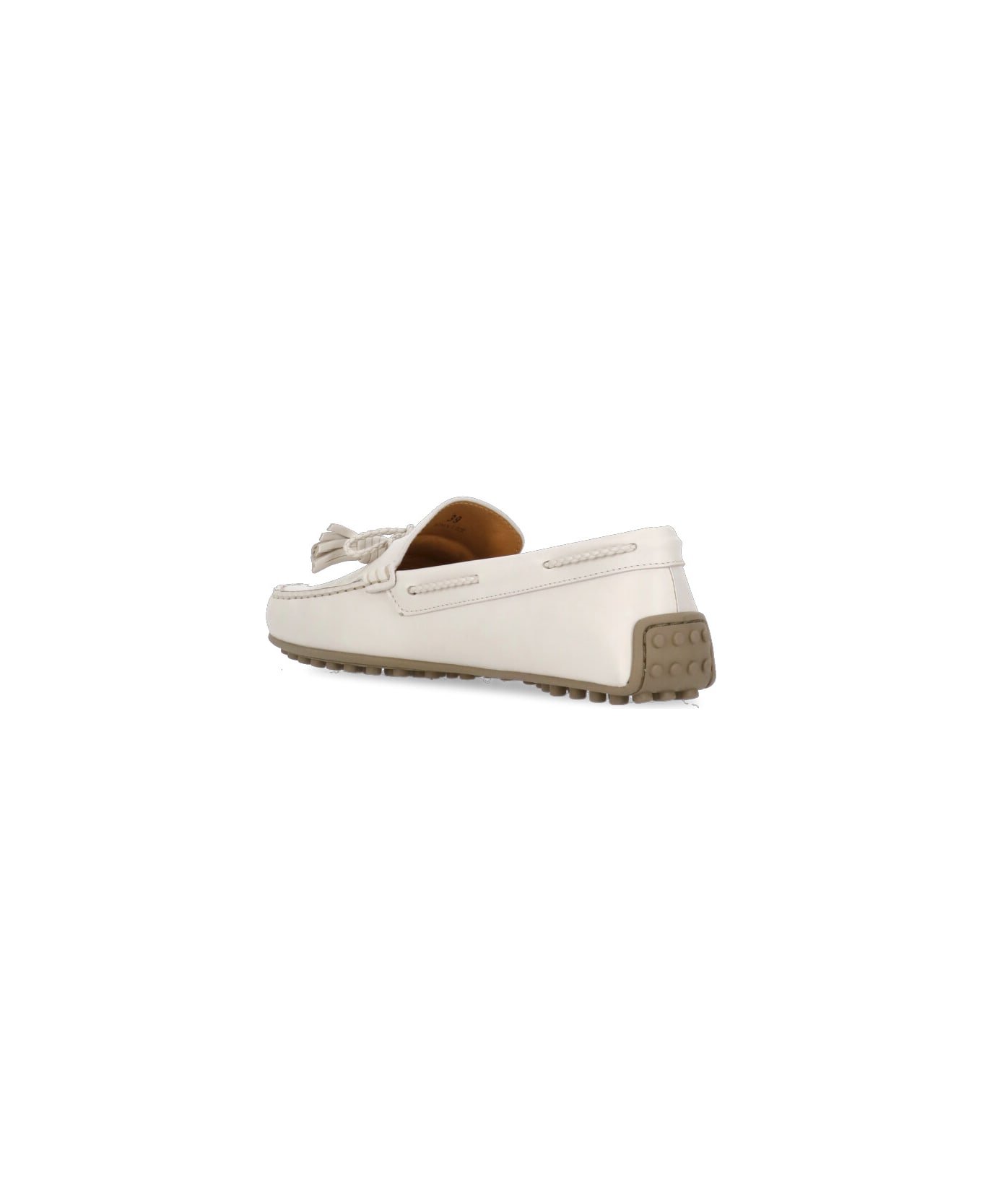 Tod
s Leather Loafers - Ivory