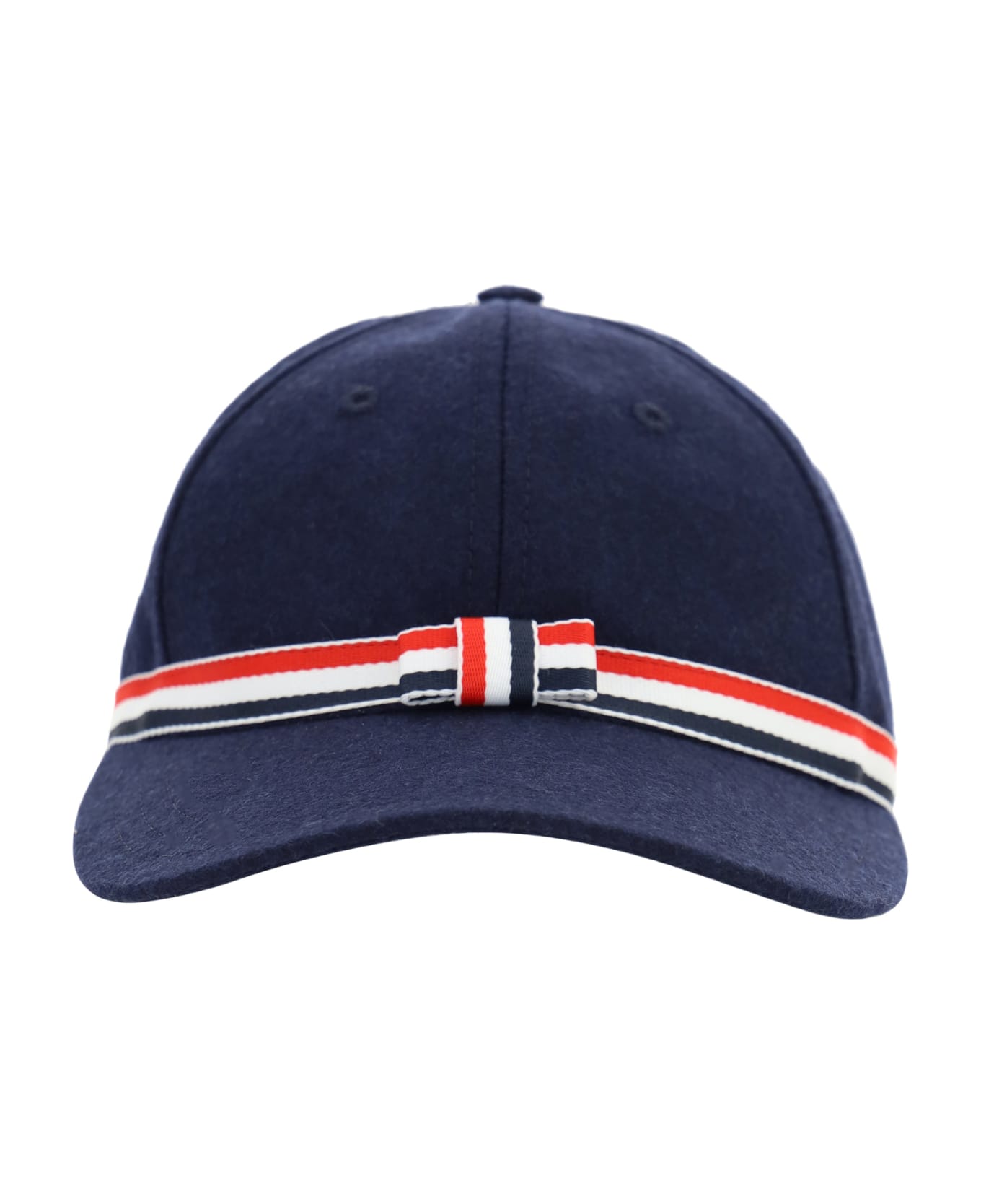 Thom Browne Baseball Hat - Navy