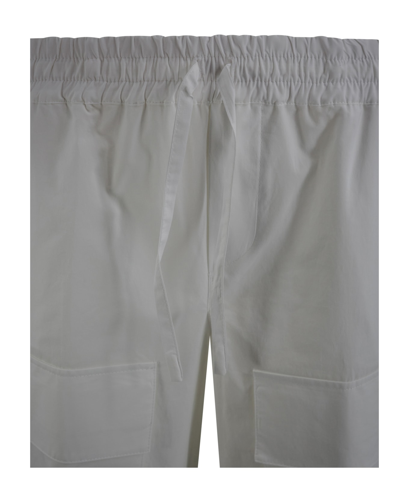 Parosh Straight-leg Cargo Trousers - White