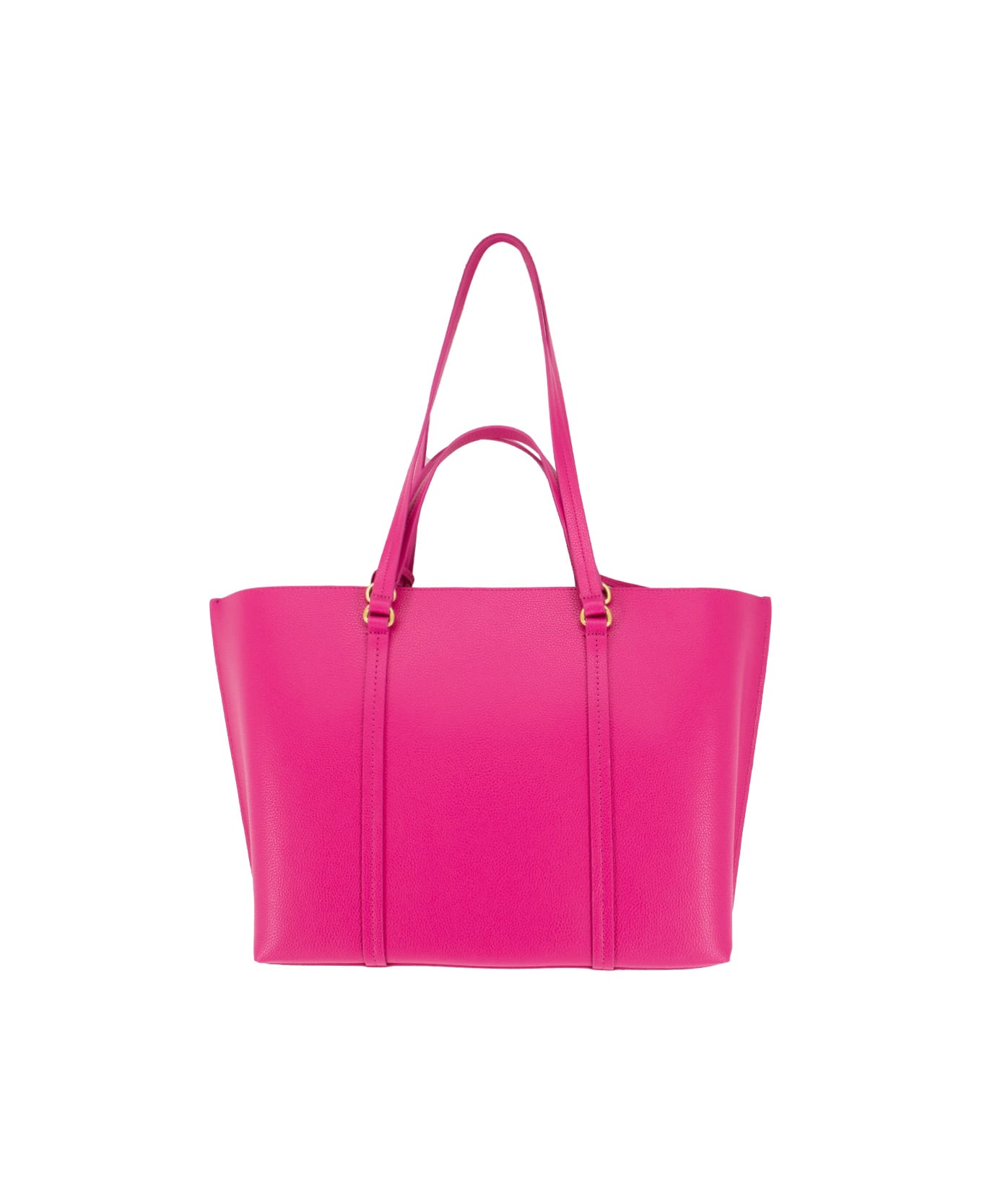 Pinko Carrie Big Shopping Bag - PINK PINKO ANTIQUE GOLD