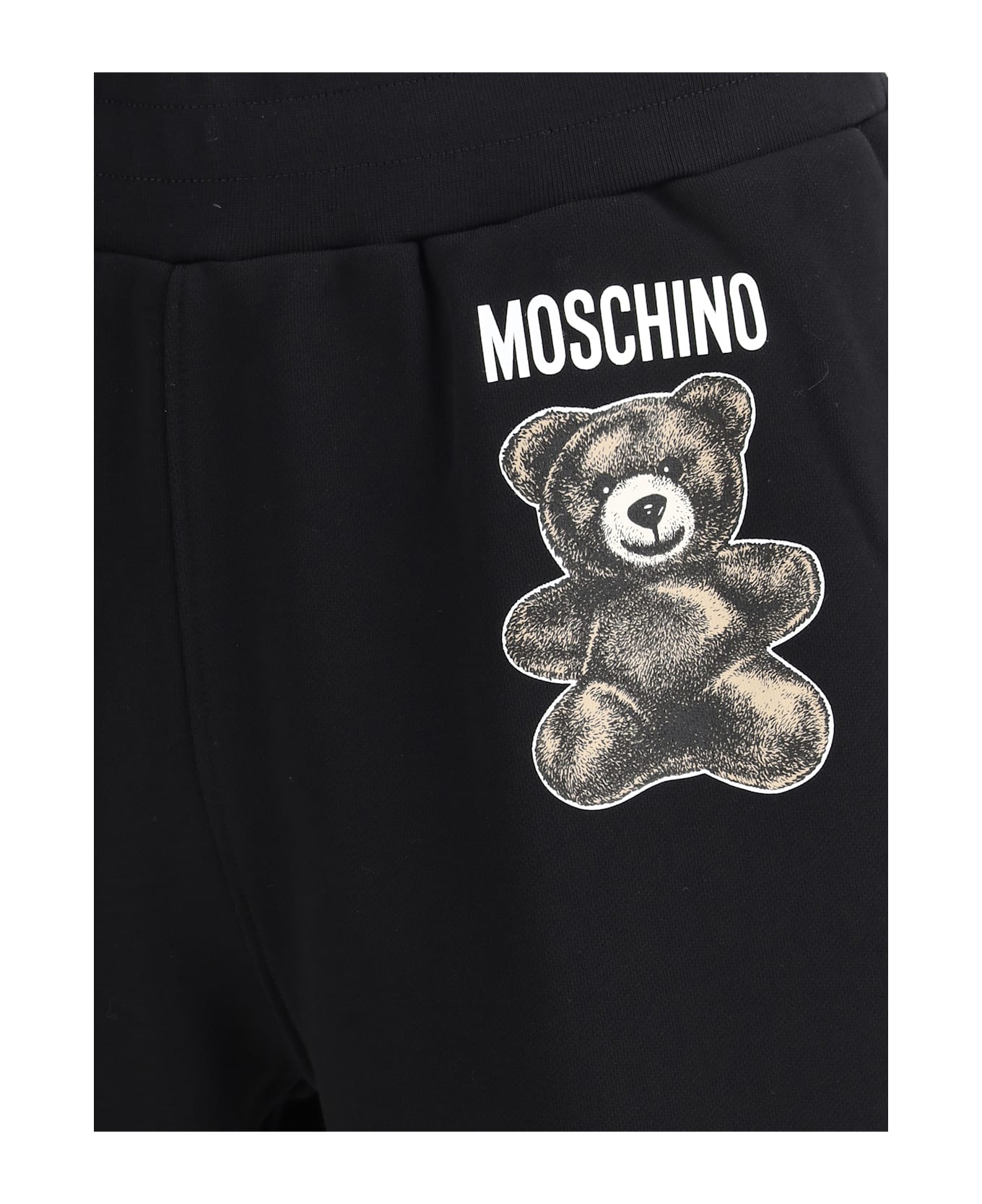 Moschino Logo Sweatpants Shorts