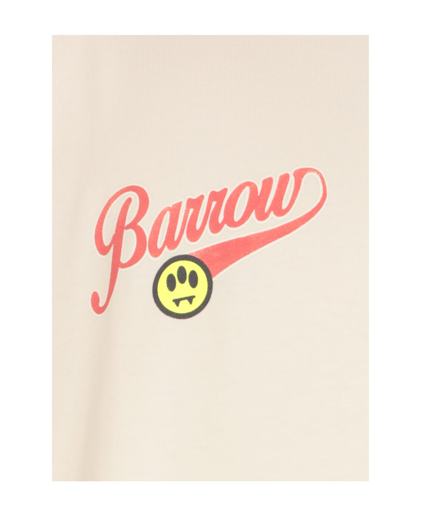 Barrow T-shirt With Logo - Beige Tシャツ