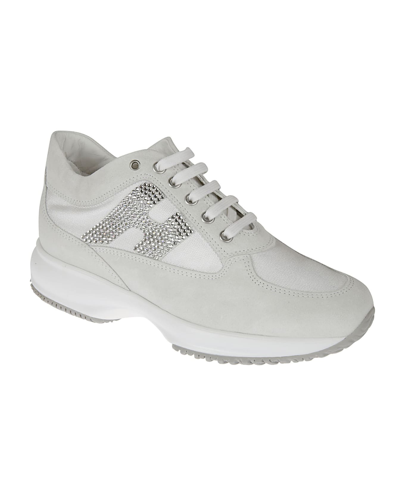 Hogan Interactive H Strass Sneakers - White