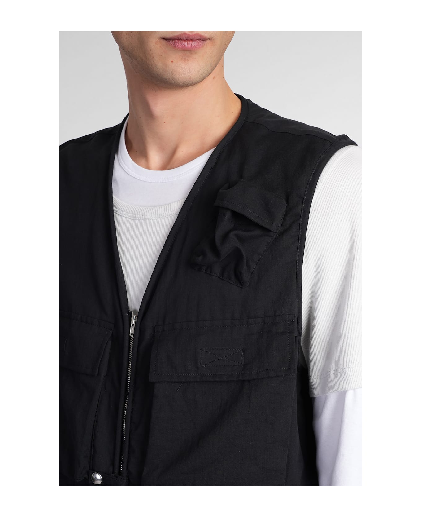 Magliano Vest In Black Cotton - black
