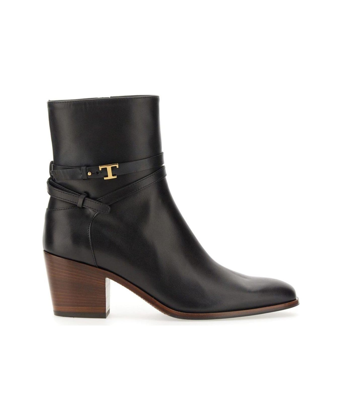 Tod's Almond Toe Ankle Boots - NERO