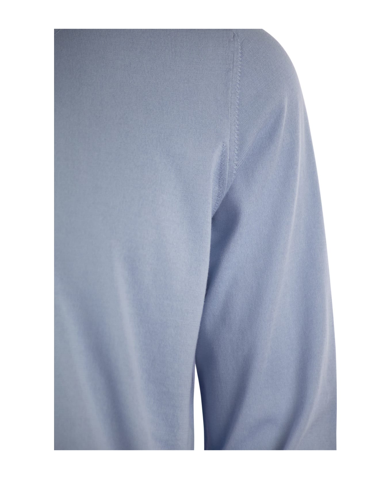 Brunello Cucinelli Lightweight Cotton Jersey - Light Blue フリース