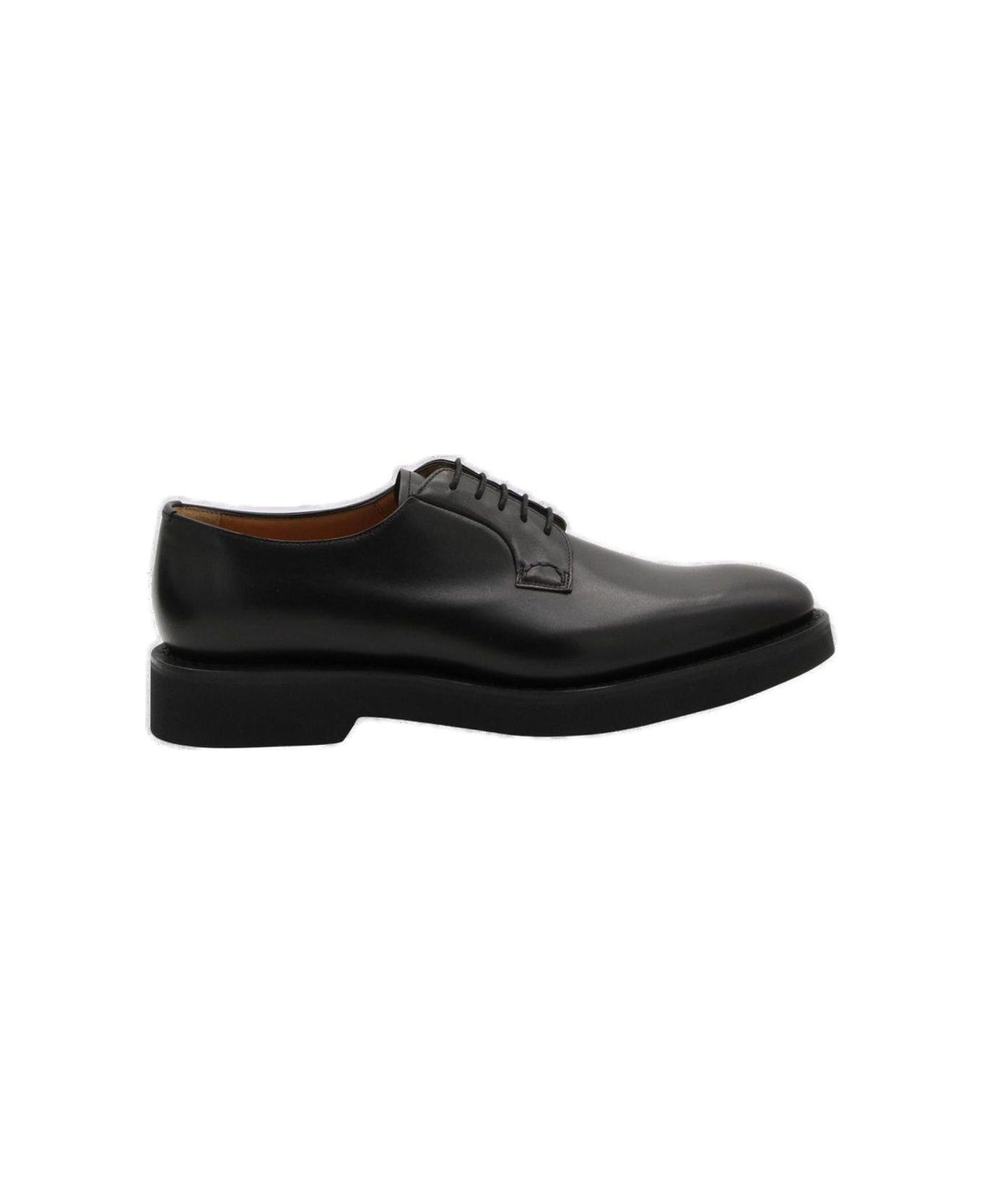 Church's Almond Toe Lace-up Derby Shoes - Black