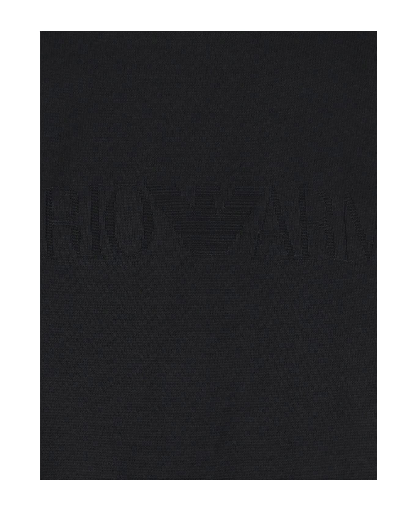 Emporio Armani Logo T-shirt - BLACK シャツ
