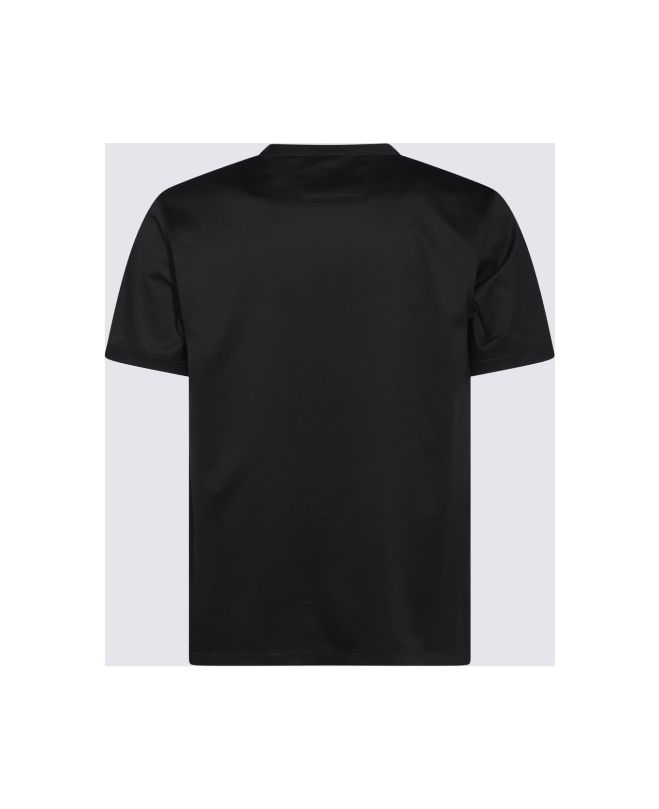 C.P. Company Black Cotton T-shirt - BLACK