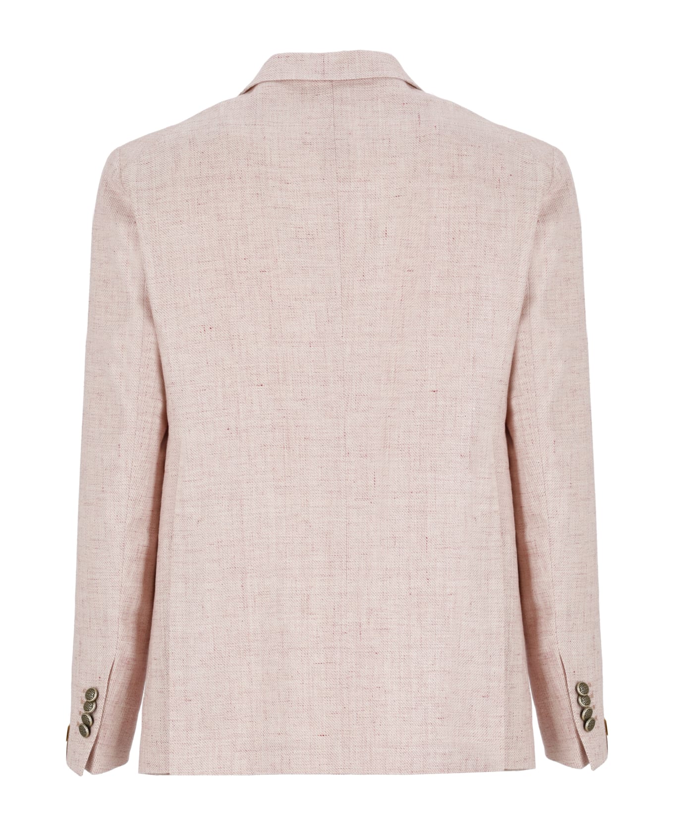 Tagliatore Linen And Cotton Jacket - Pink
