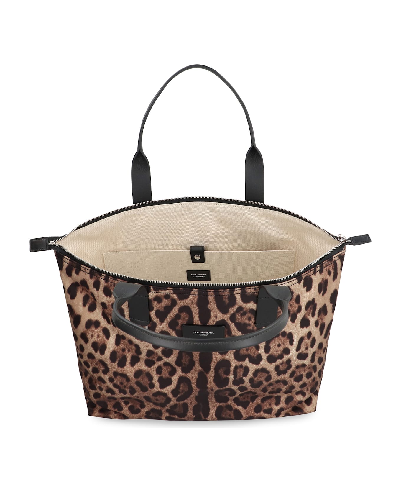 Dolce & Gabbana Nylon Shopper Bag - Animalier