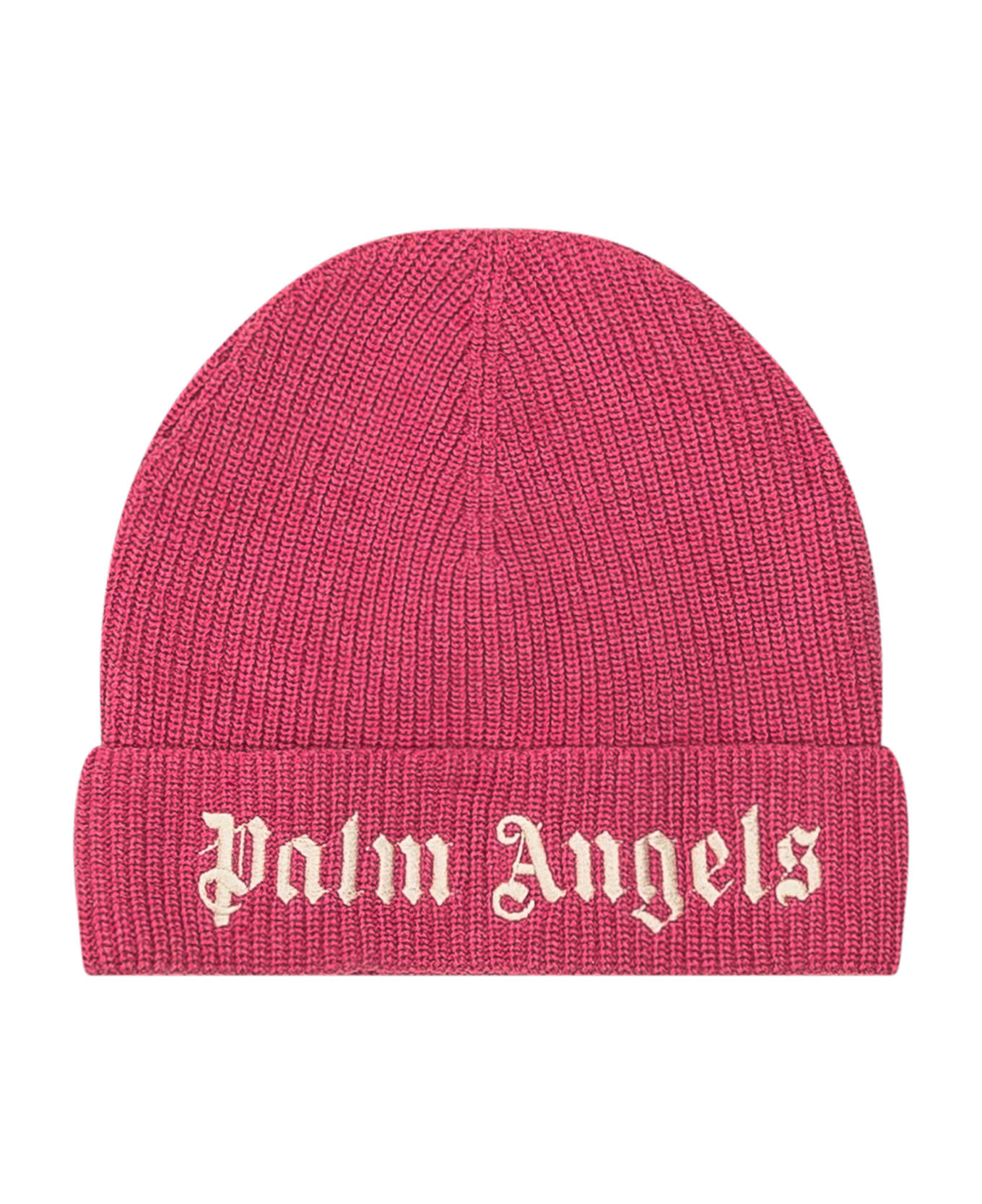 Palm Angels Hat With Logo - FUCHSIA WH アクセサリー＆ギフト