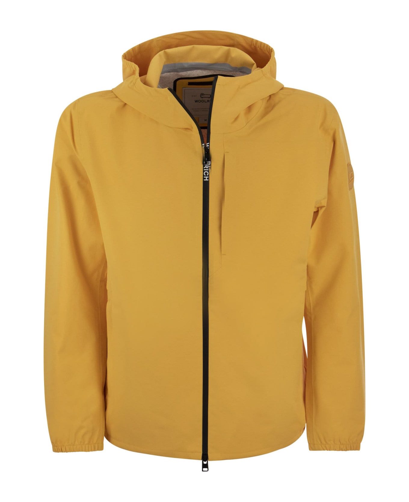 Woolrich Pacific - Waterproof Jacket With Hood - Mustard