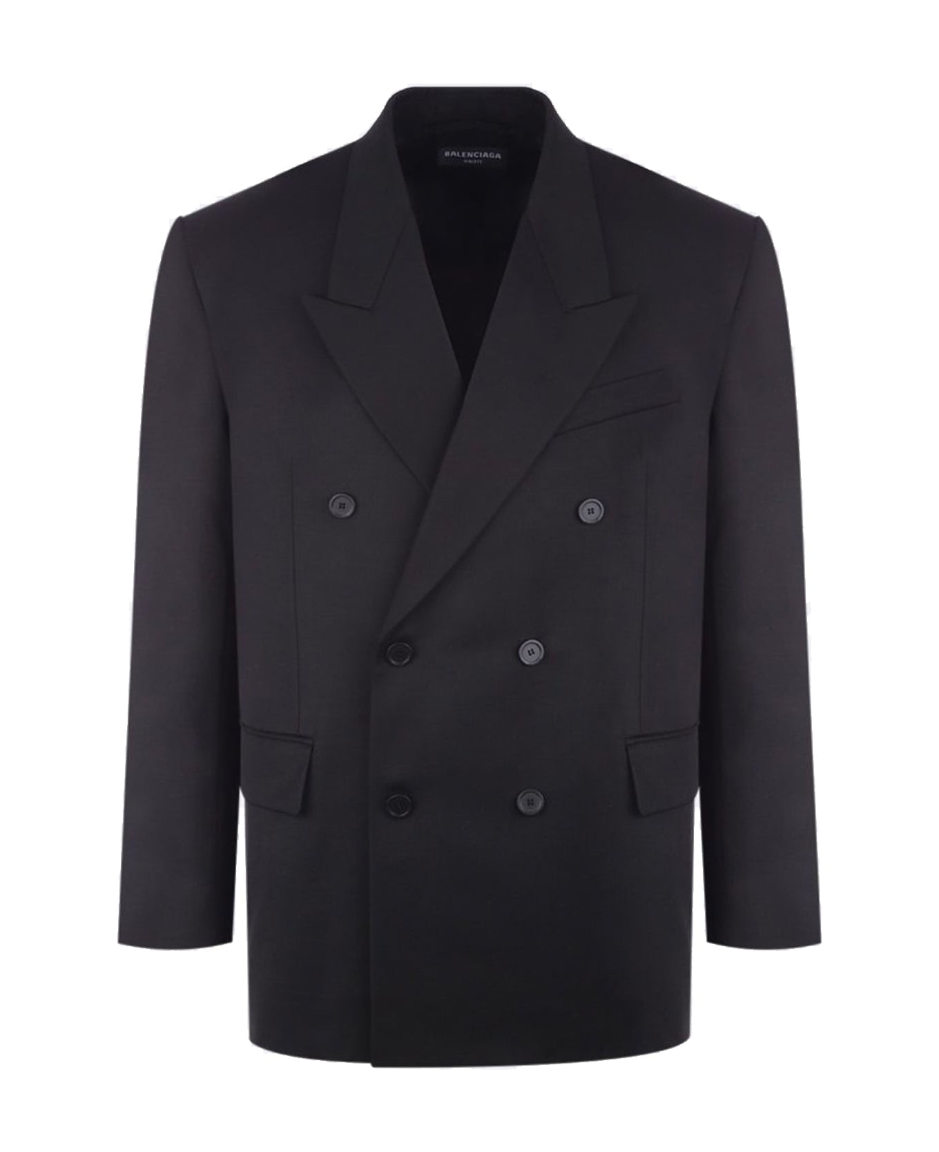 Balenciaga Double-breasted Blazer - Black コート