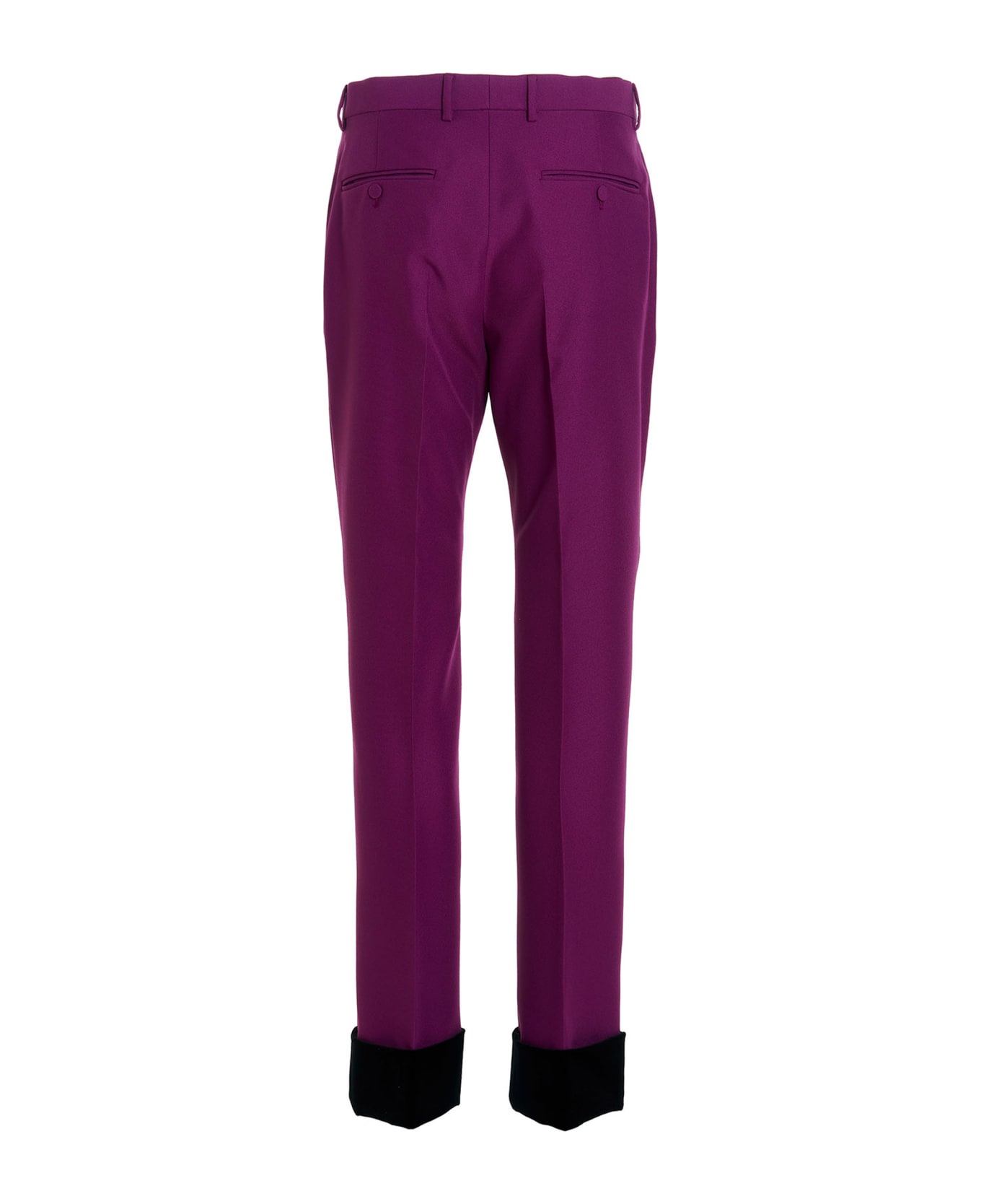 Gucci Corduroy Hem Pants - Purple