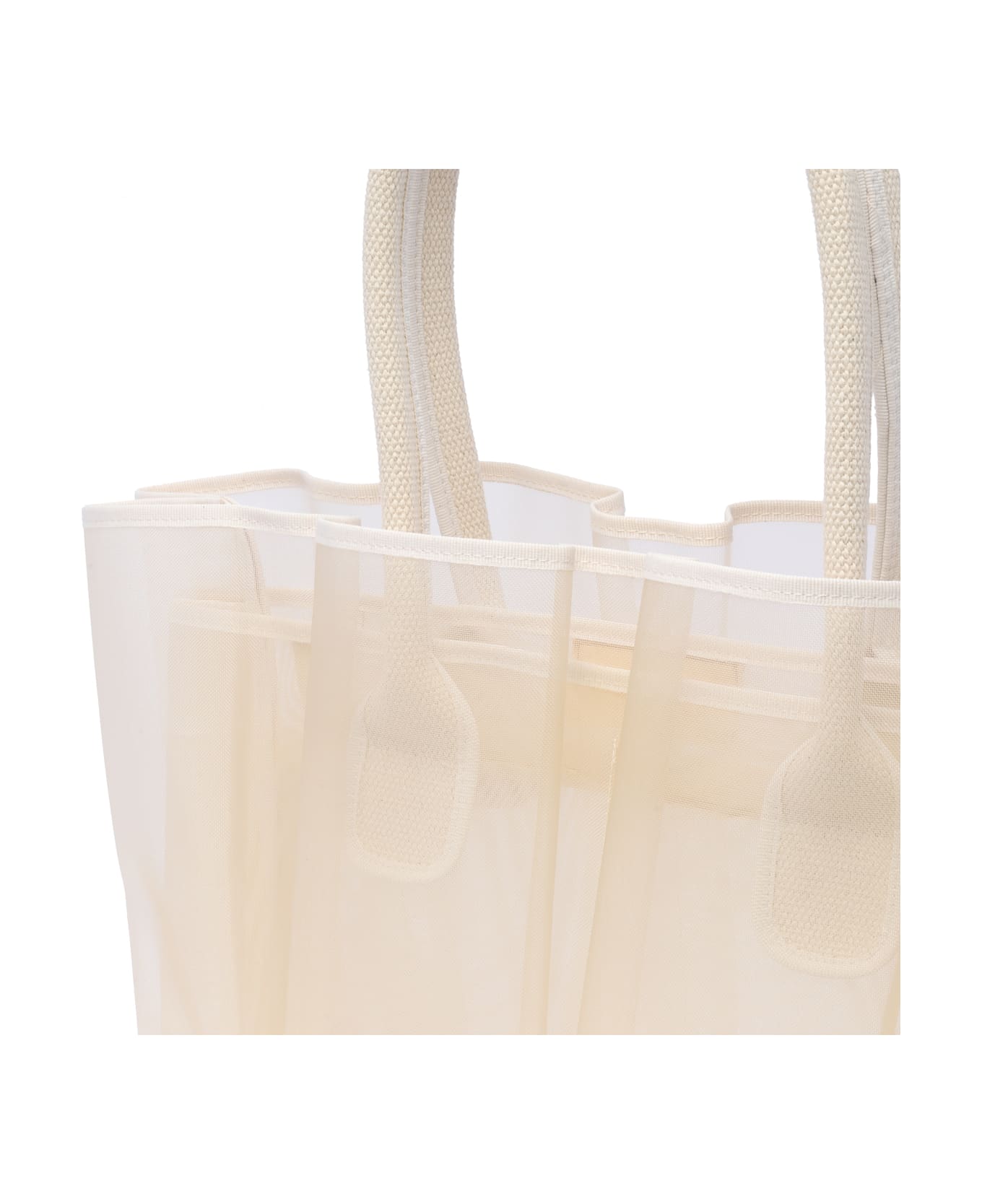 LaMilanesa Medium Manhattan Shoulder Bag - White