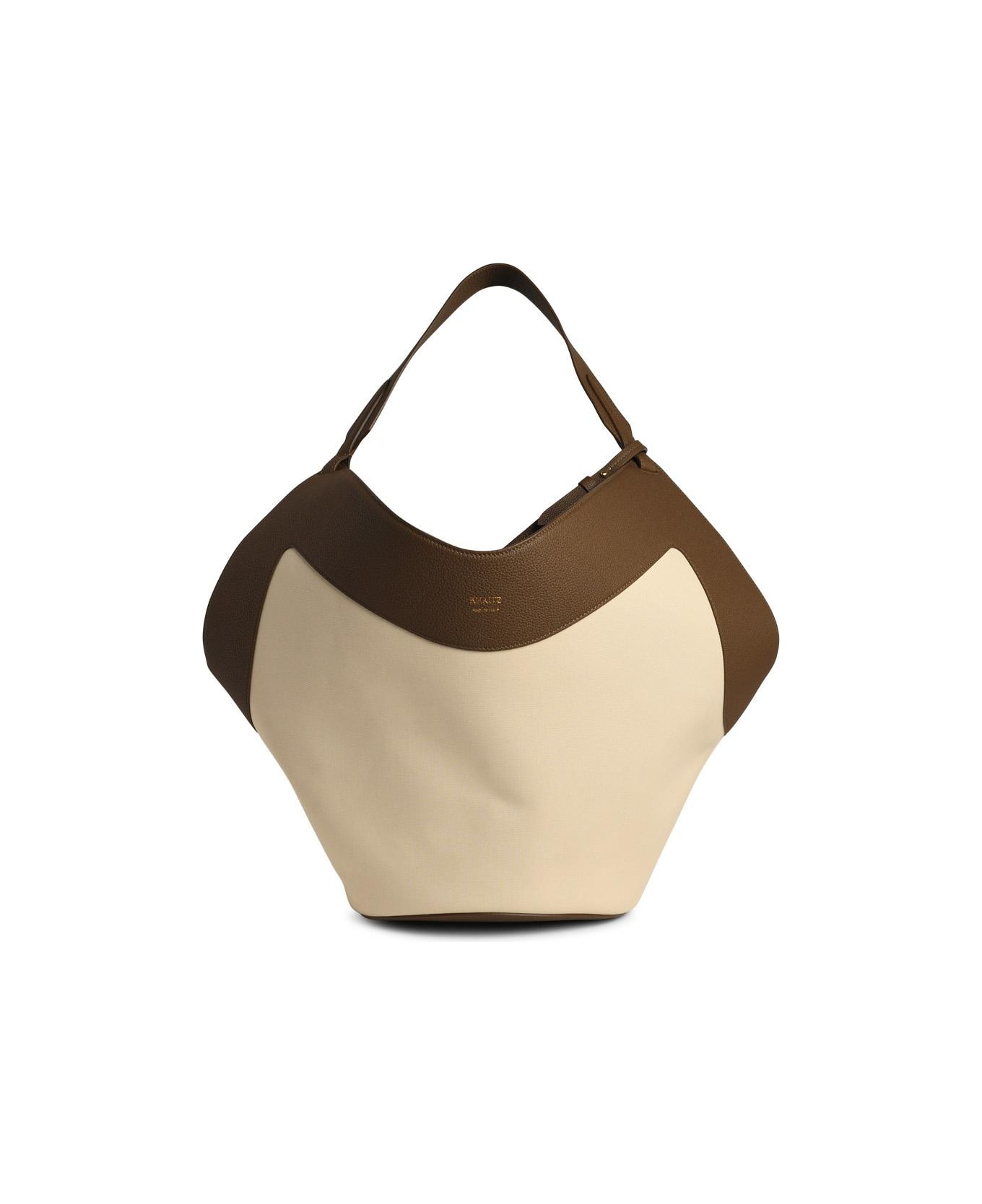 Khaite Lotus' Cream Blend Tela Bag - Cream