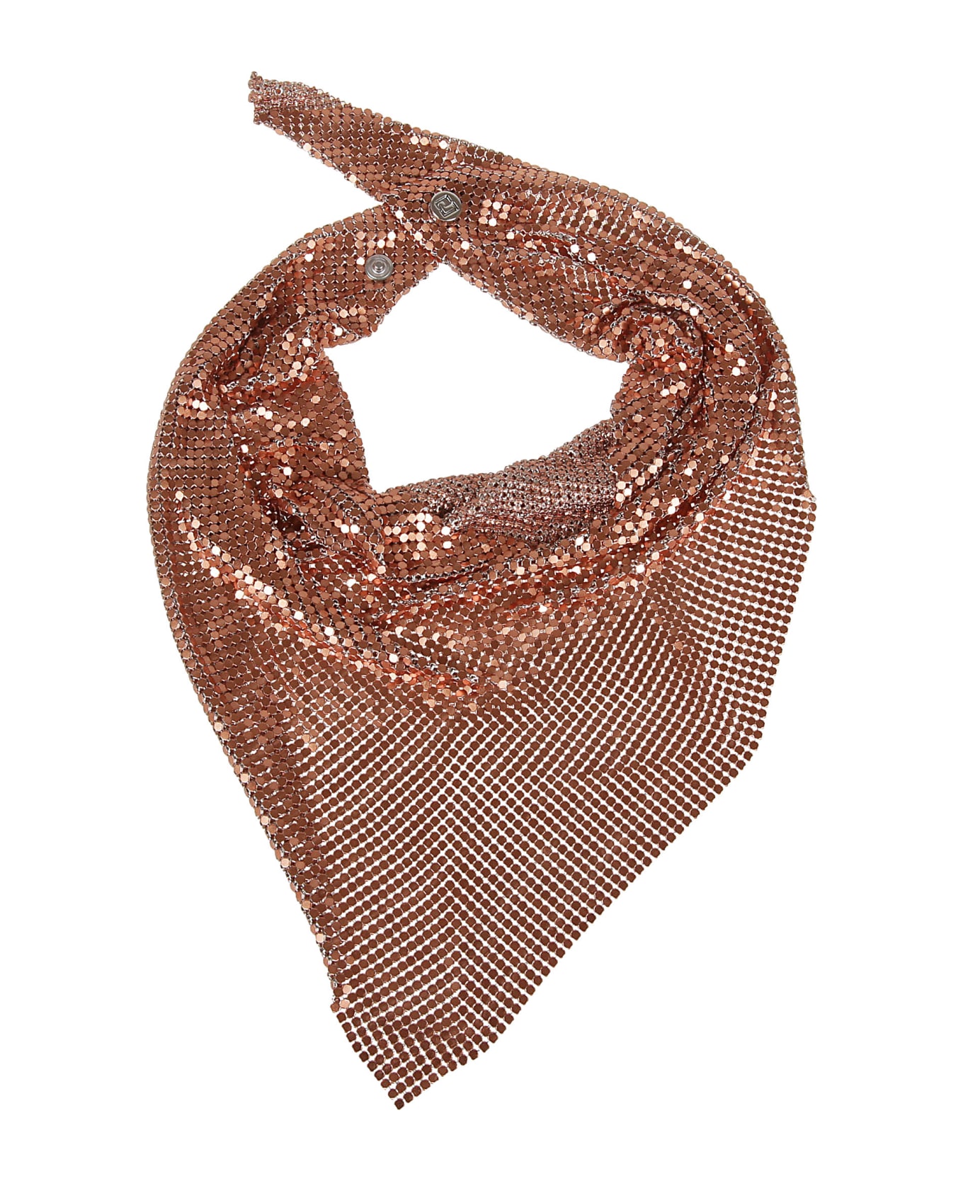 Paco Rabanne Pixel Scarf - Copper ネックレス