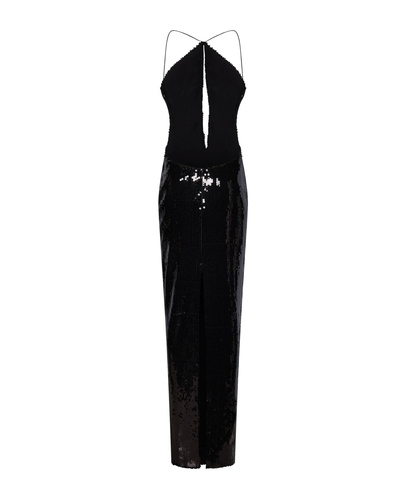 Monot Elsa Long Dress - Black