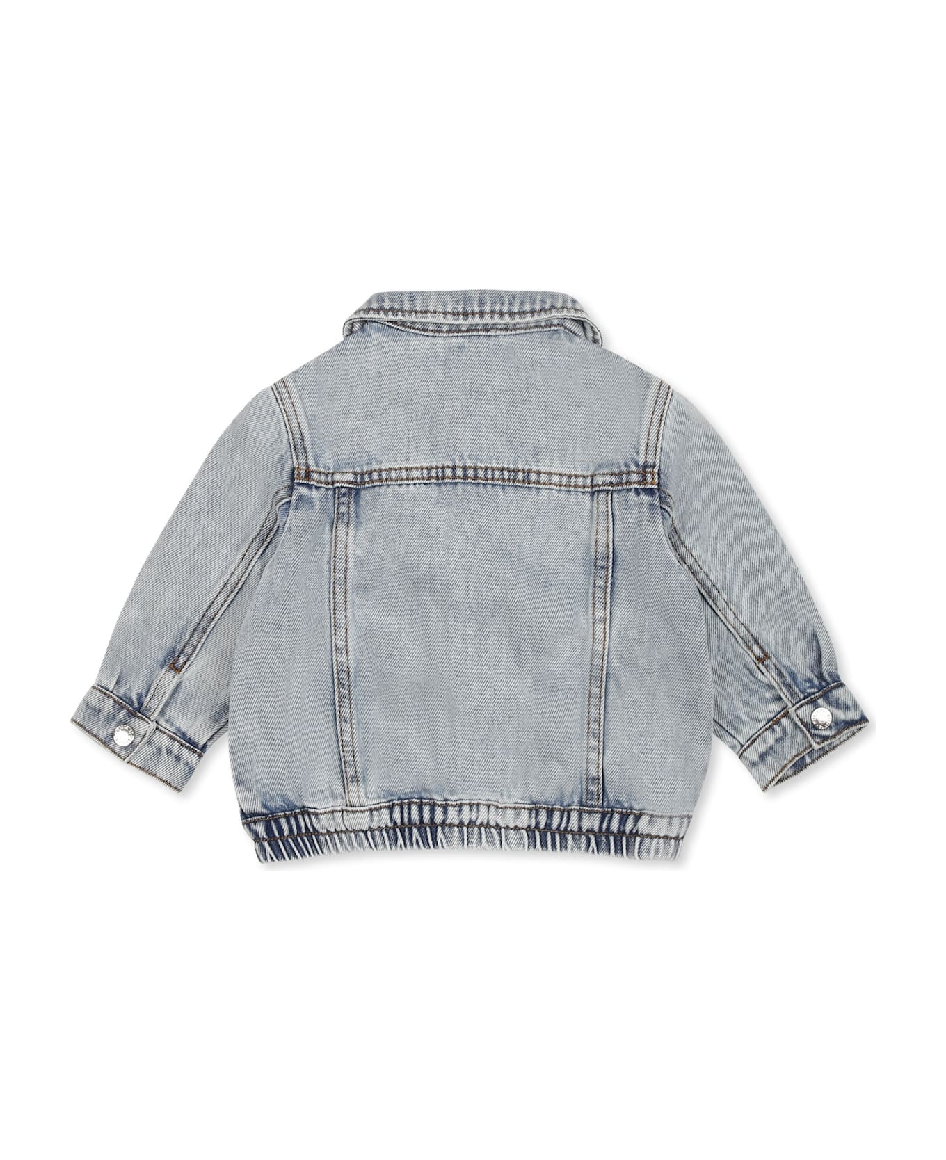 Moschino Denim Jacket For Babykids With Logo - Denim