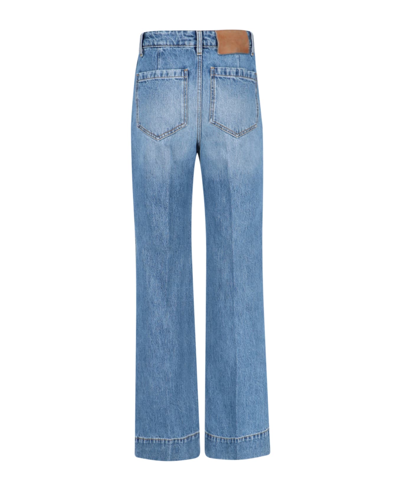 Victoria Beckham "alina" Palazzo Jeans - Blue