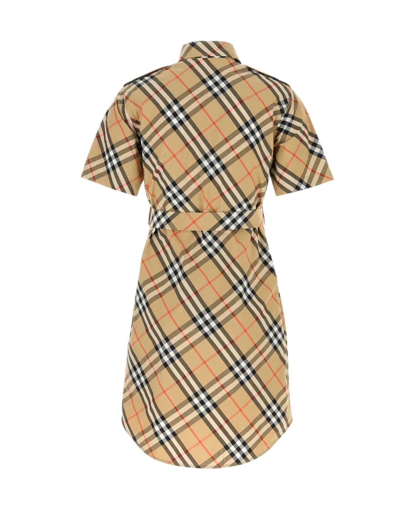 Burberry Embroidered Poplin Shirt Dress - SANDIPCHECK