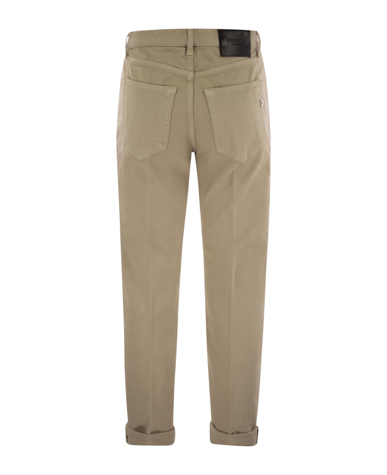 Dondup Icon - Five Pocket Denim Trousers - Beige