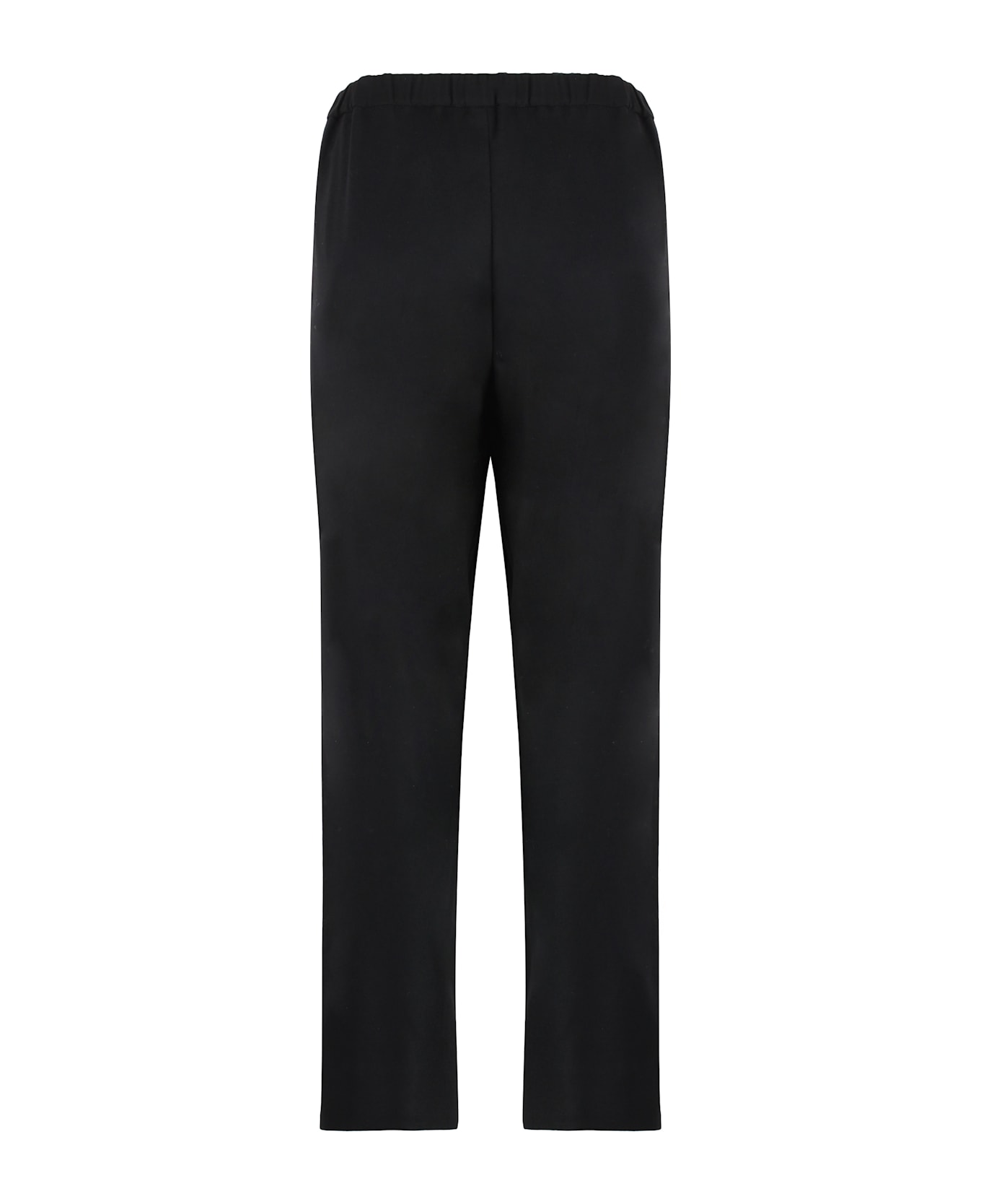 'S Max Mara Floria Virgin Wool Trousers - black