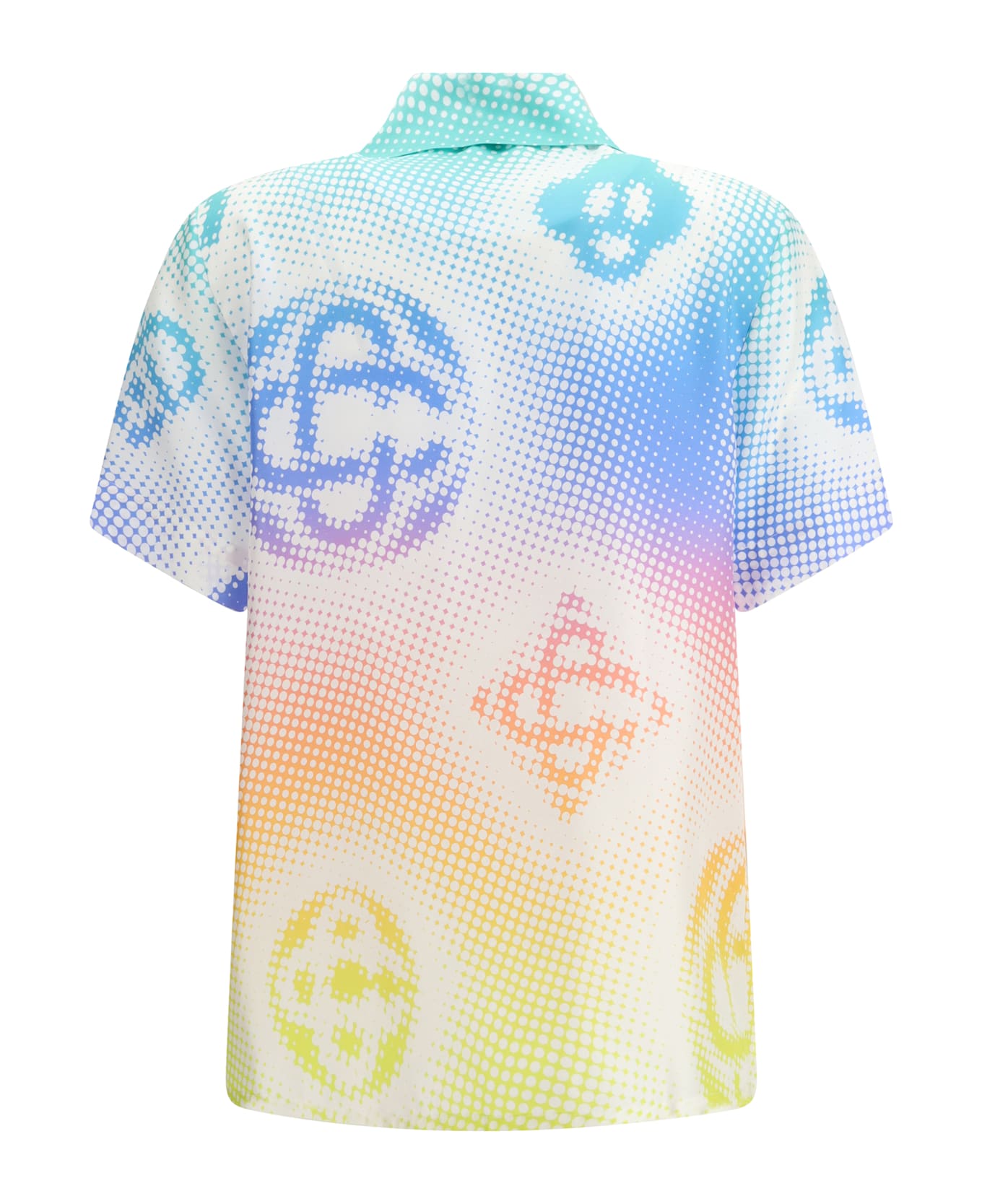 Casablanca Halftone Logo Short-sleeve Shirt