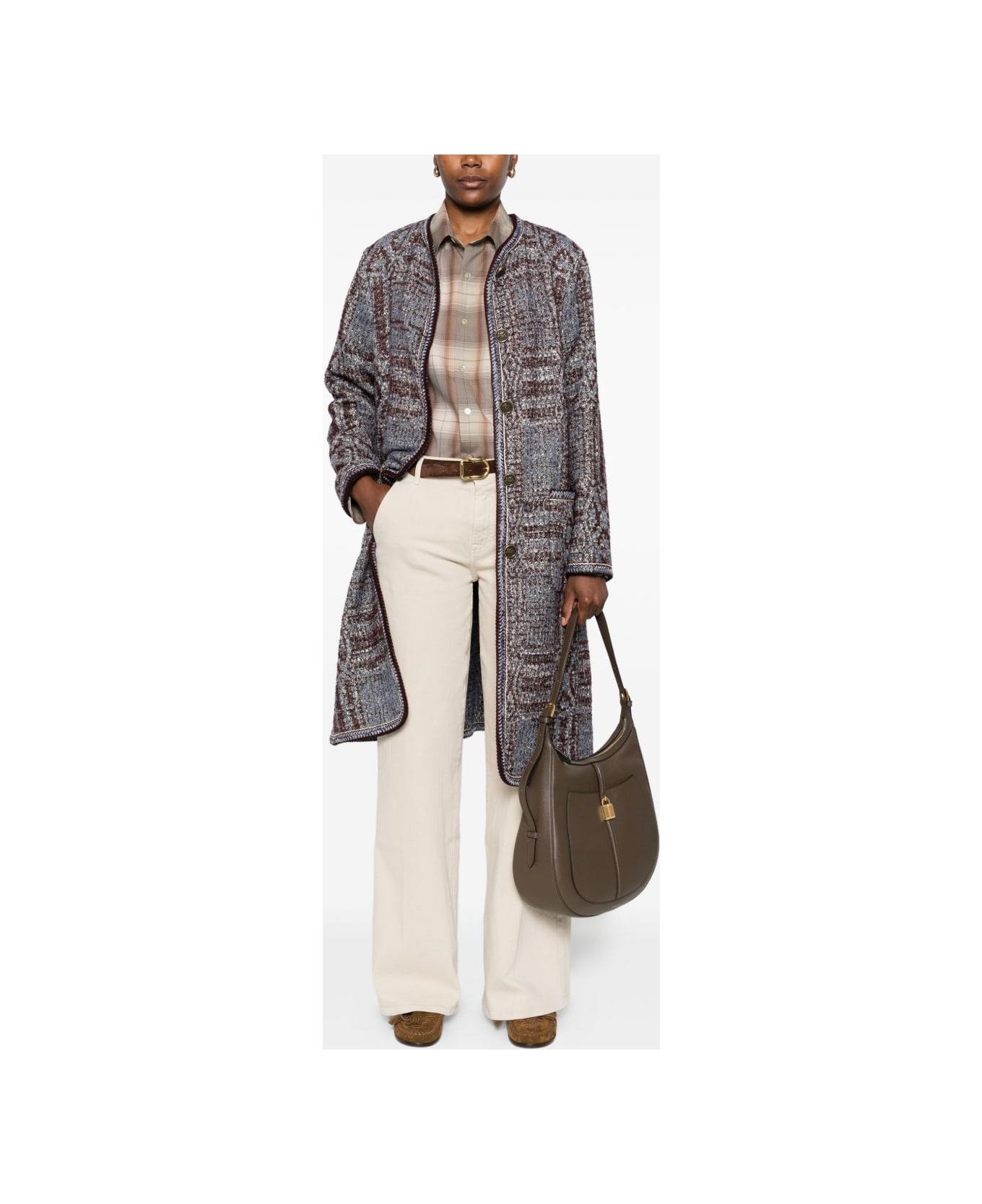 Etro Knee-length Coat - Grey