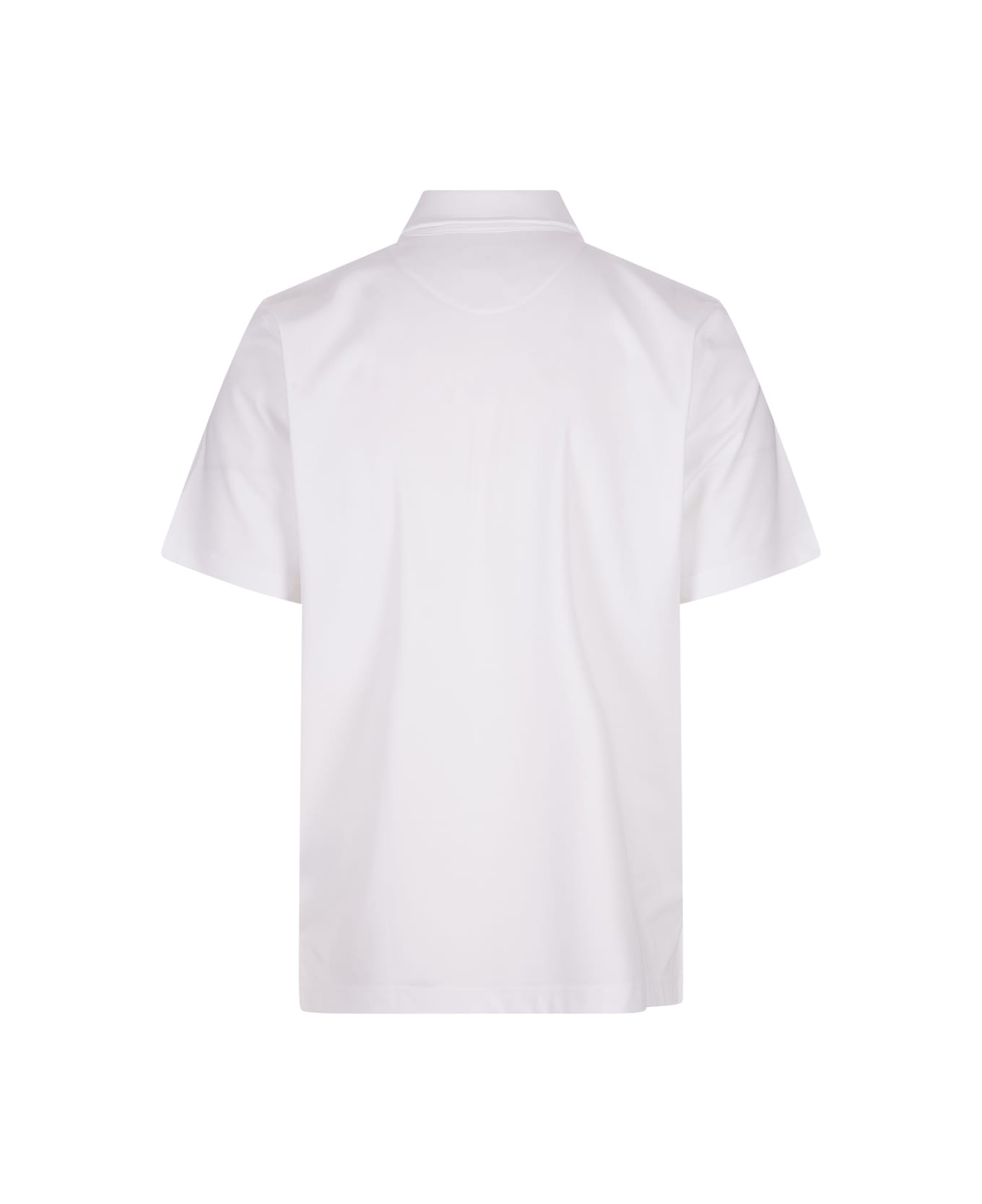 Fedeli White Tecno Jersey Polo Shirt - White