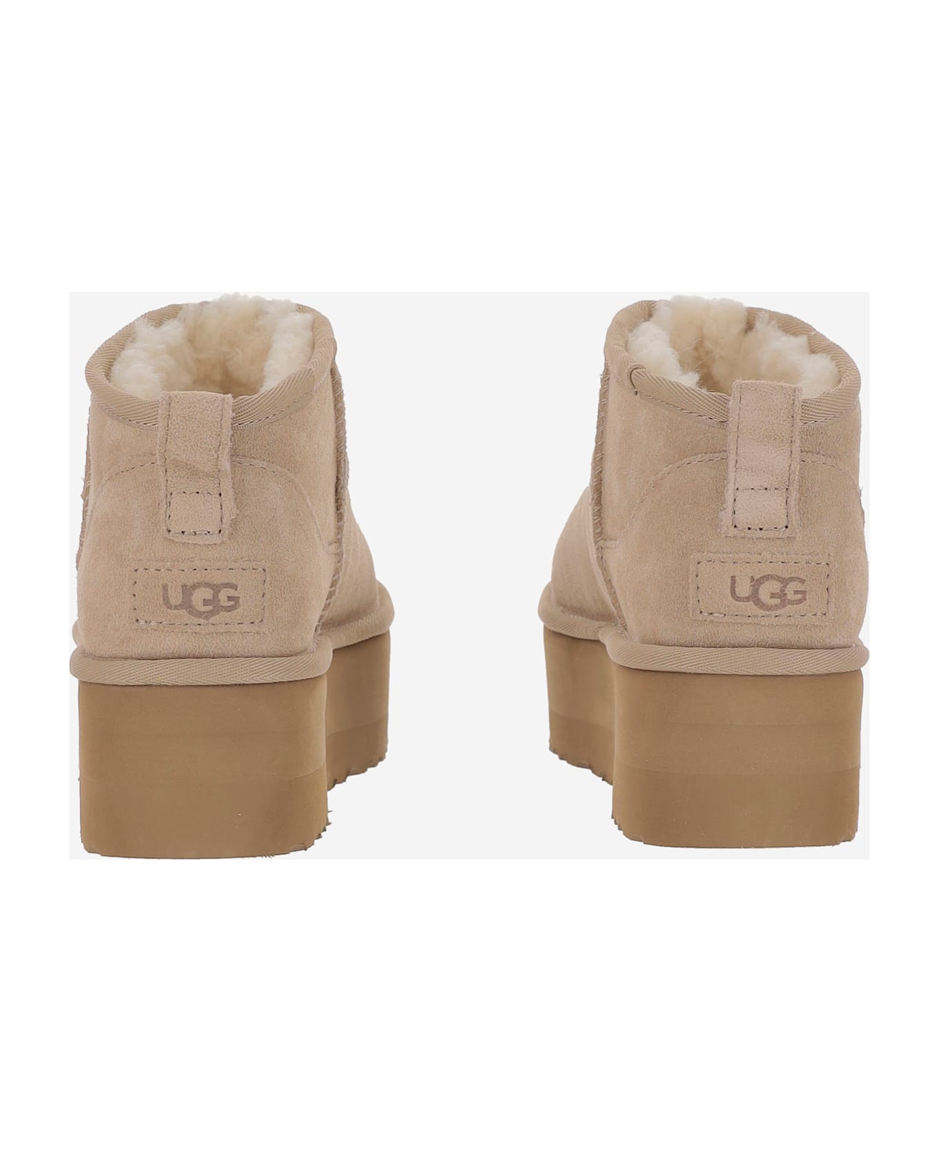 UGG Classic Ultra Mini Platform Boots - Beige