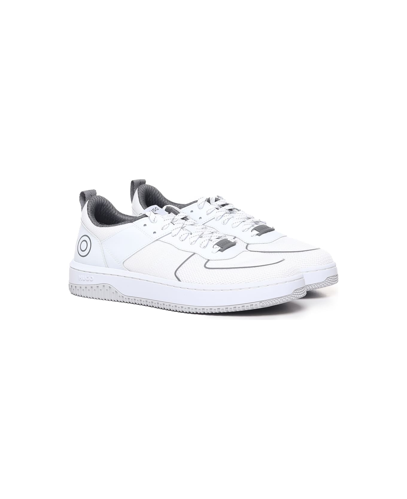 Hugo Boss Leather Sneakers - White