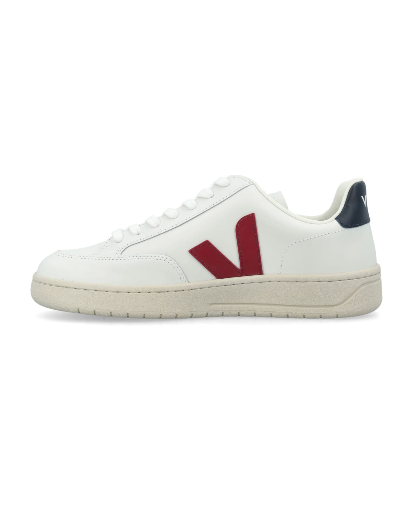 Veja V-12 Sneakers - EXTRA-WHITE_MARSALA_NAUTICO