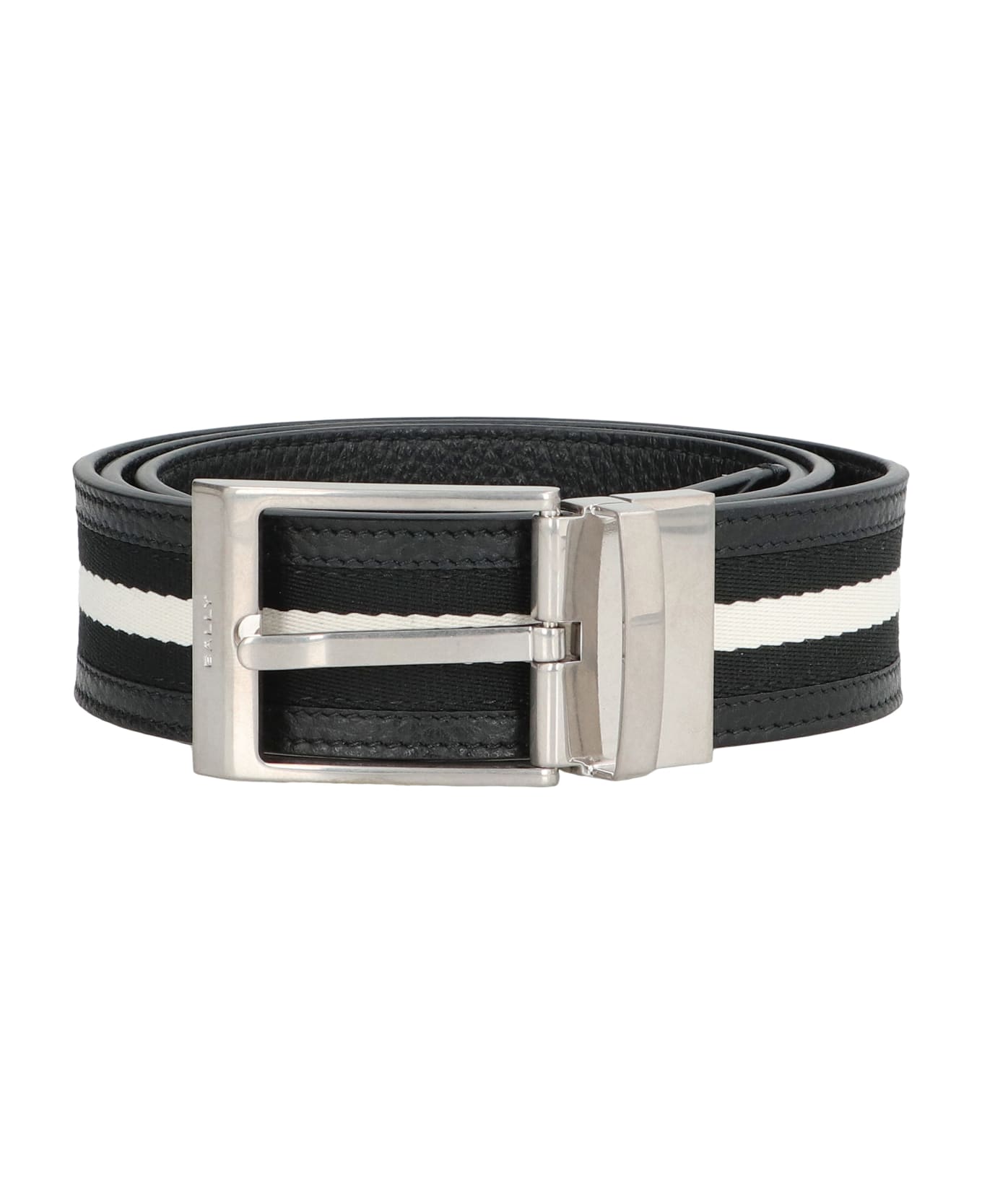Bally Shiffie Reversible Leather Belt - black