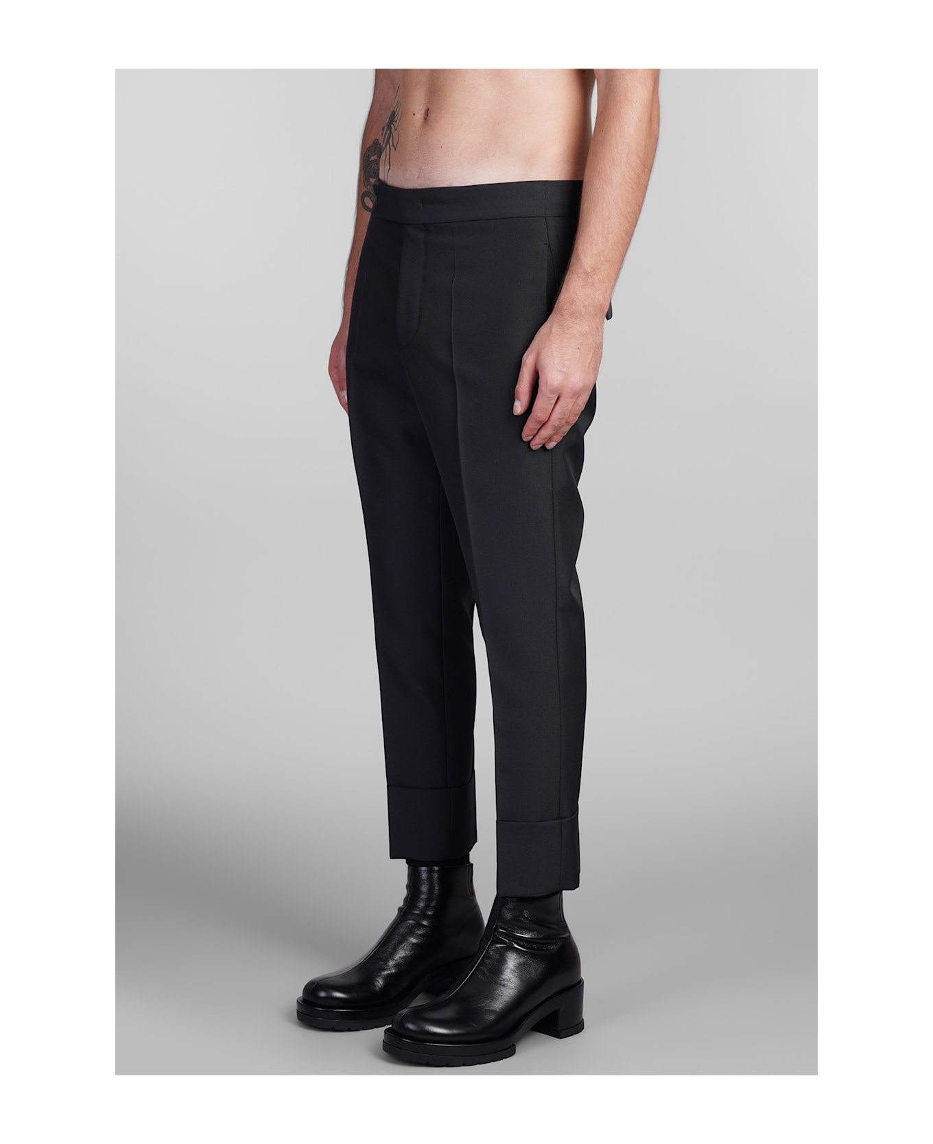 Sapio N7 Pants In Black Polyester - black