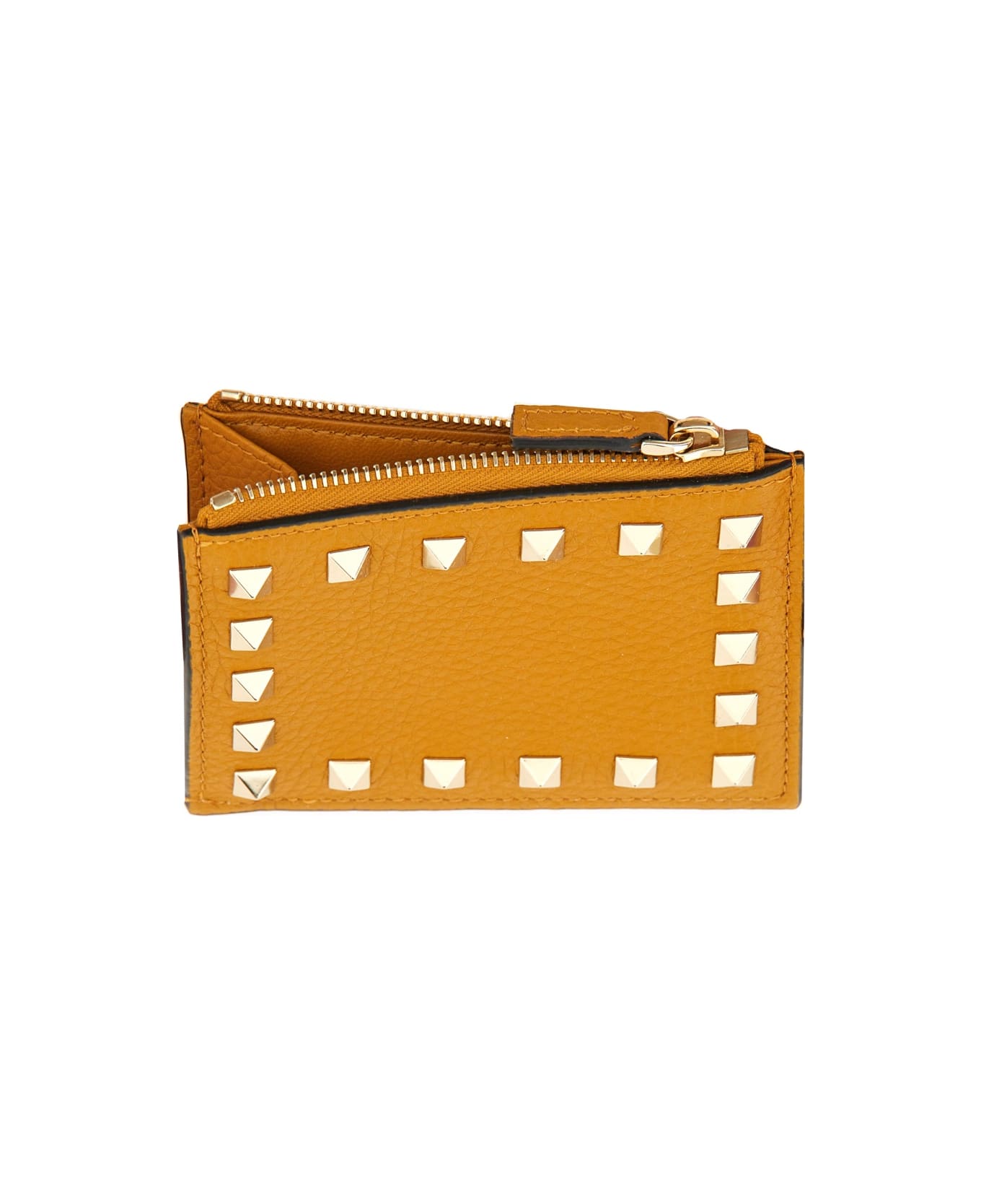 Valentino Garavani "rockstud" Wallet - ORANGE